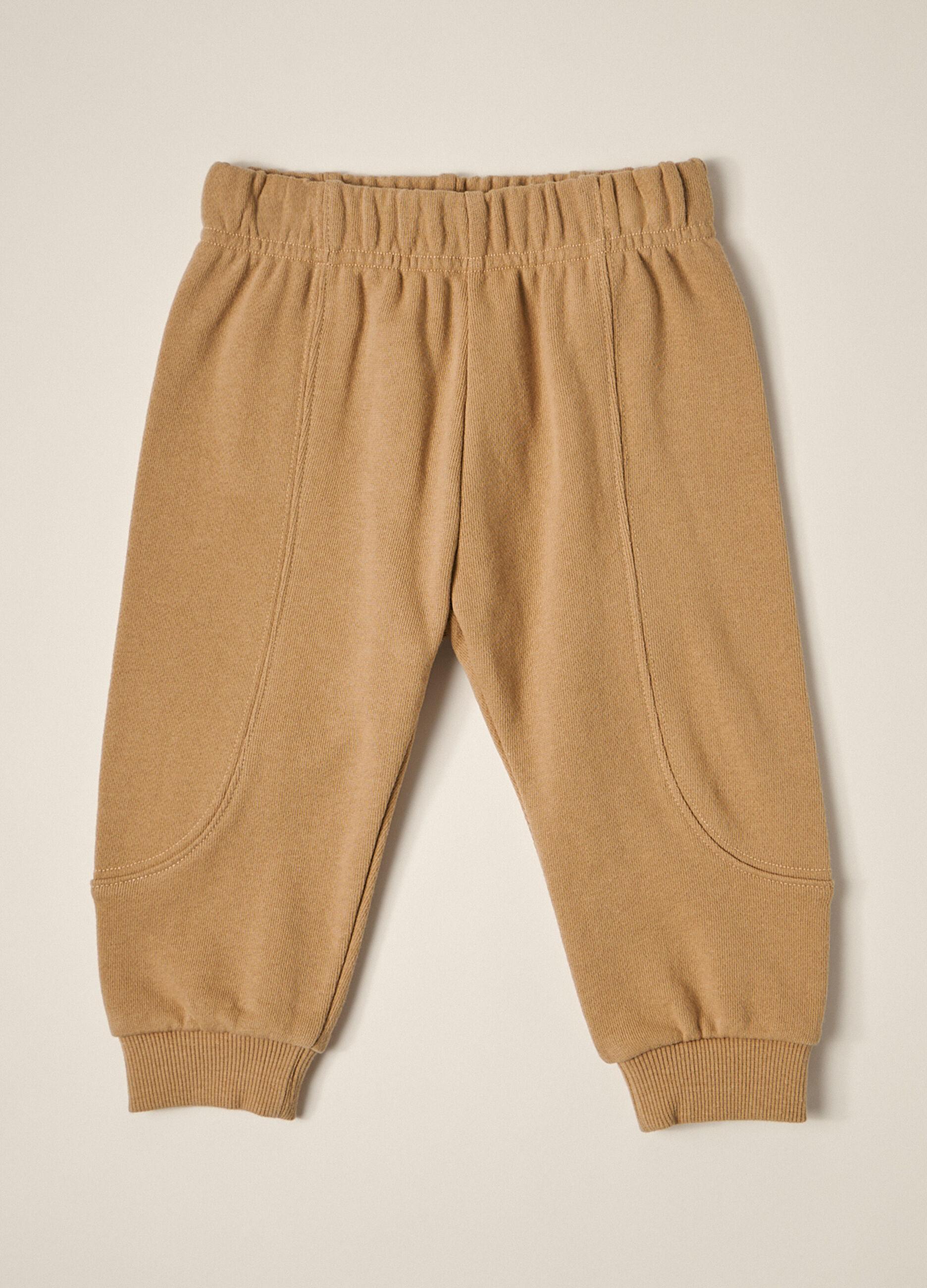Jogger in french terry di puro cotone IANA neonato_0