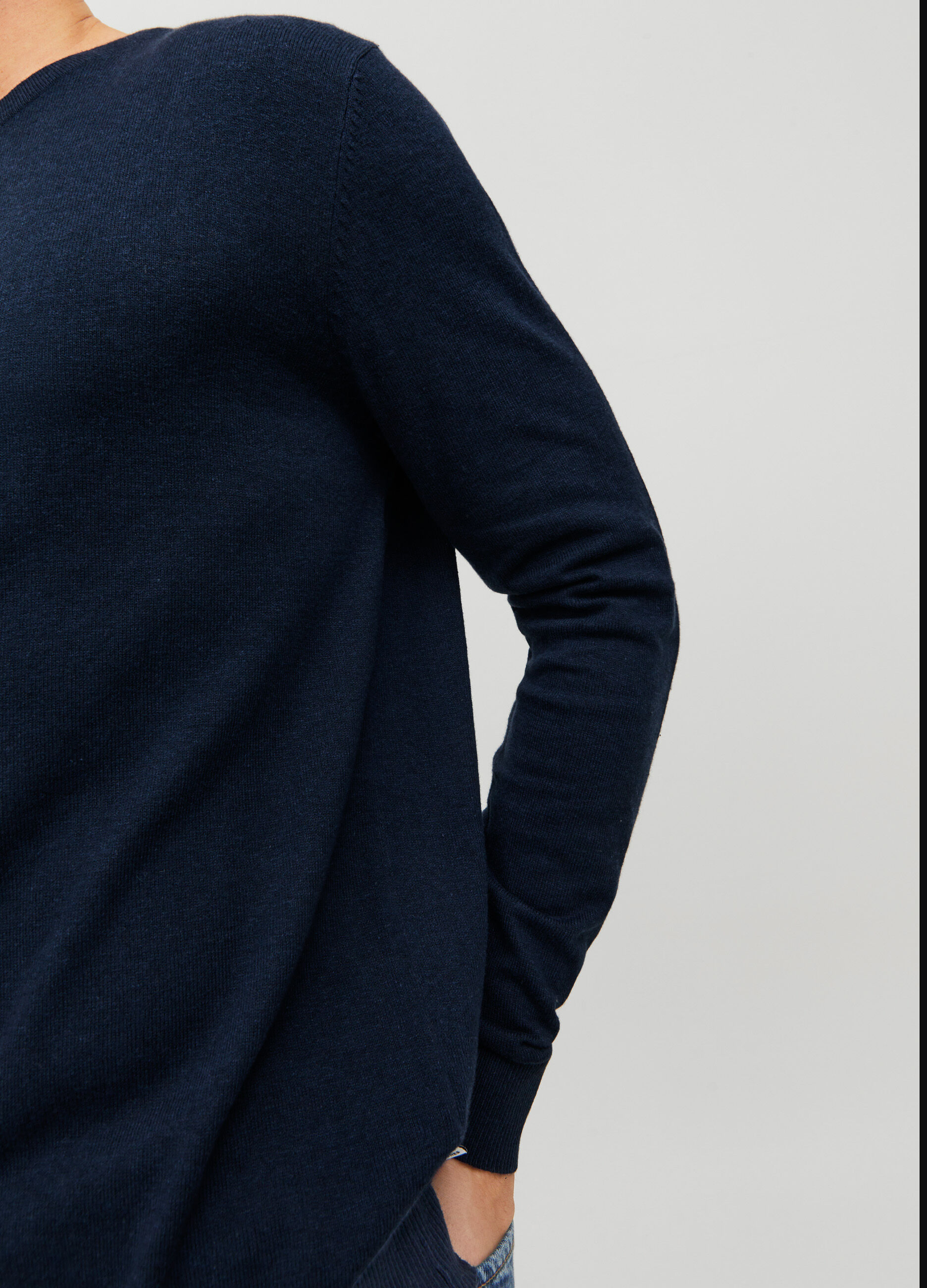 Maglione girocollo in cotone uomo_2