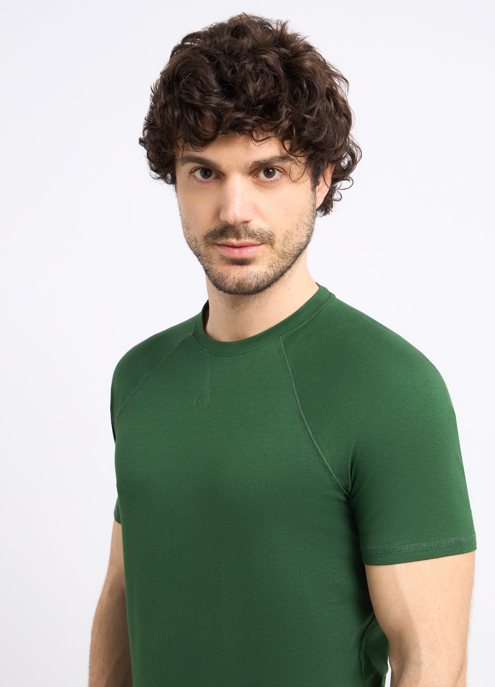 T-shirt in misto cotone stretch uomo_2