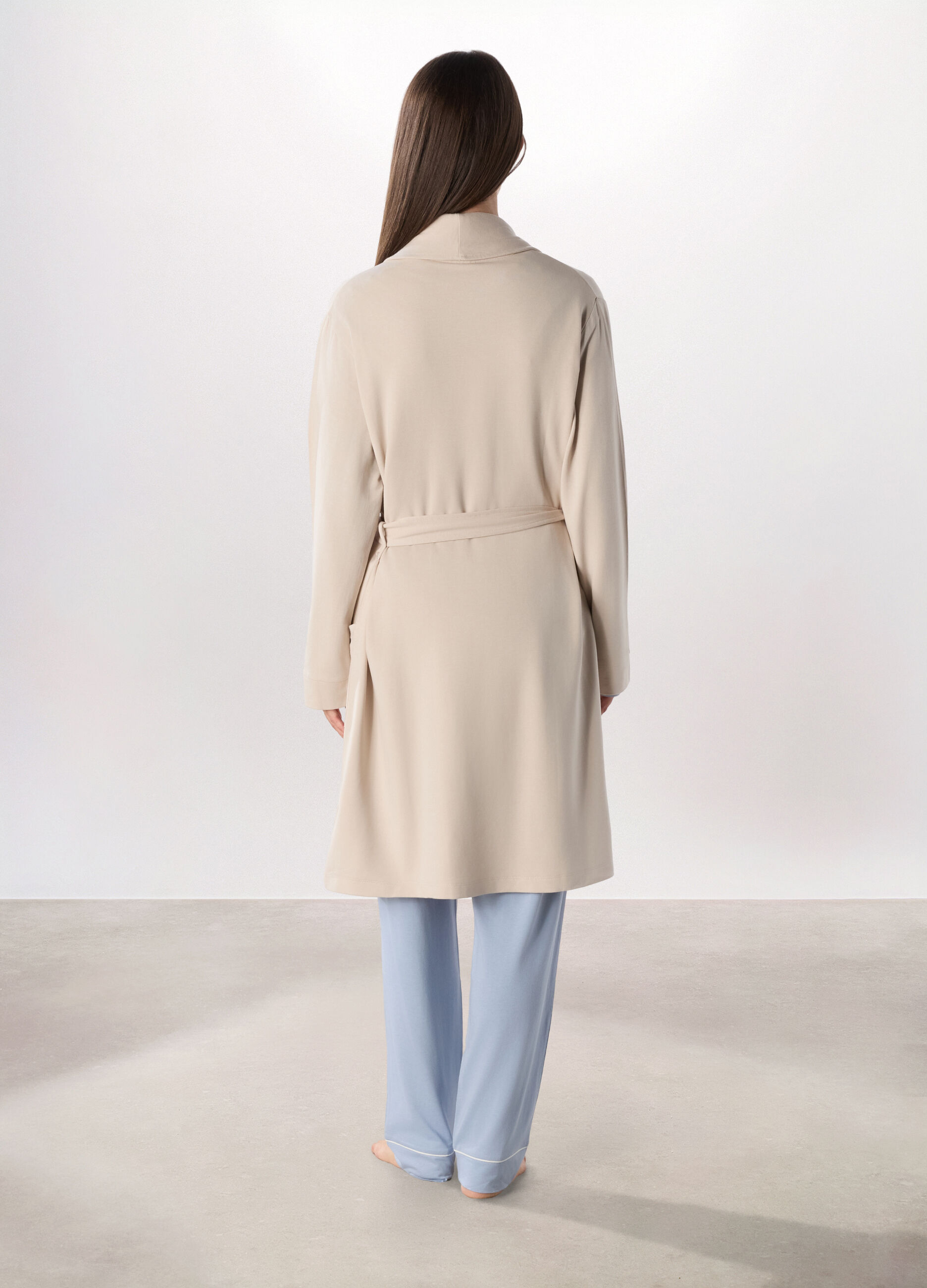 Vestaglia in viscosa stretch donna_1