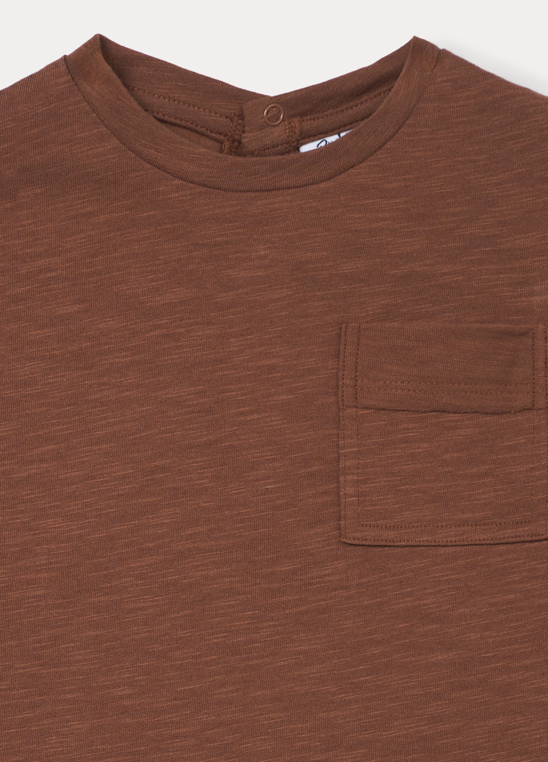 T-shirt in jersey slub di puro cotone bimbo_2