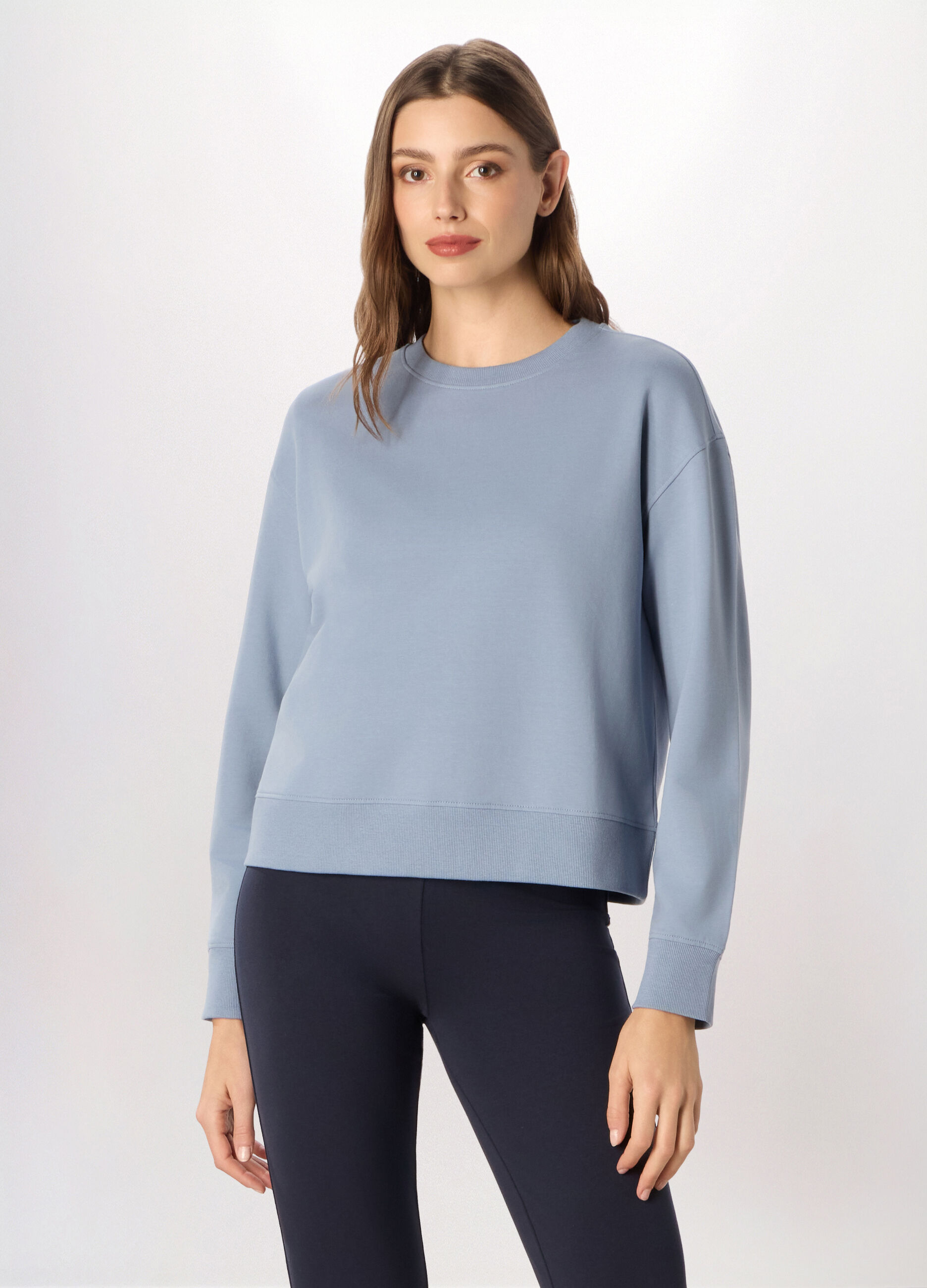 Felpa in cotone stretch Holistic fitness donna_0