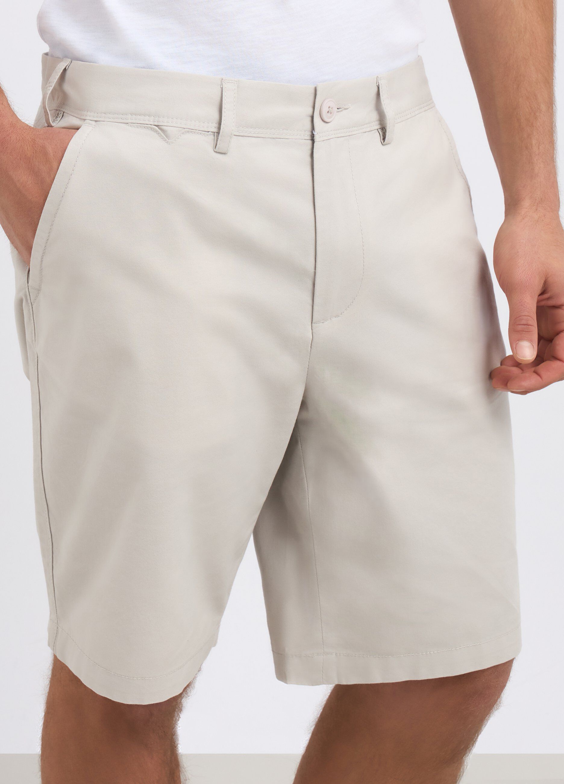 Shorts chino in puro cotone uomo_1