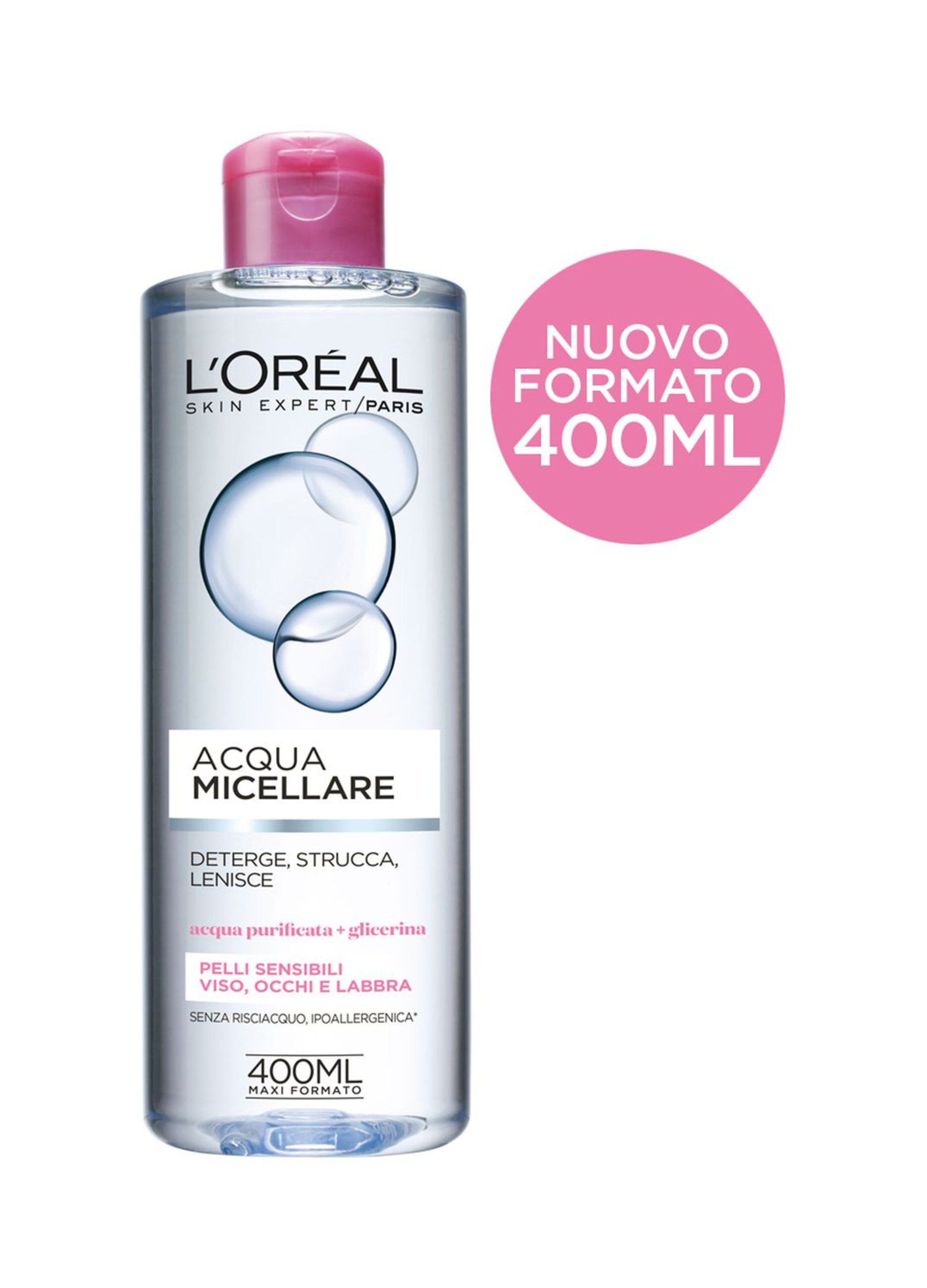 L'Oréal Paris Acqua Micellare Deterge, Strucca, Lenisce, 400 ml._0