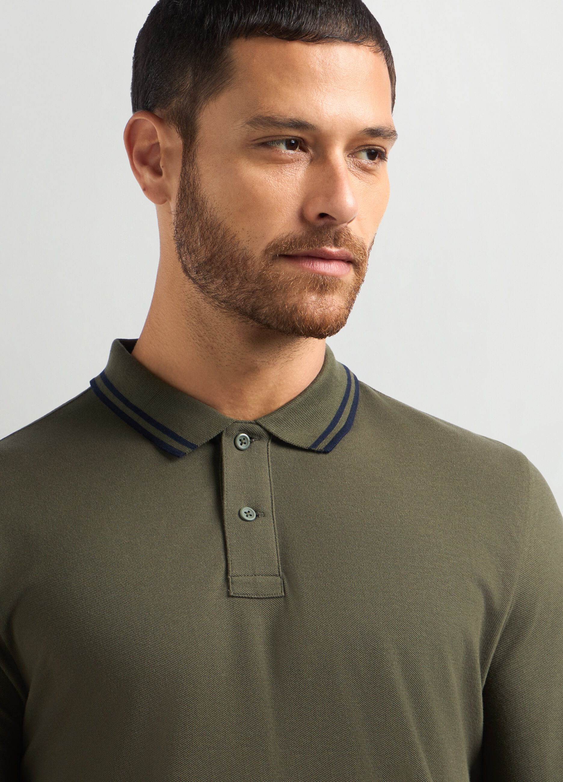 Polo in piquet di cotone uomo_2