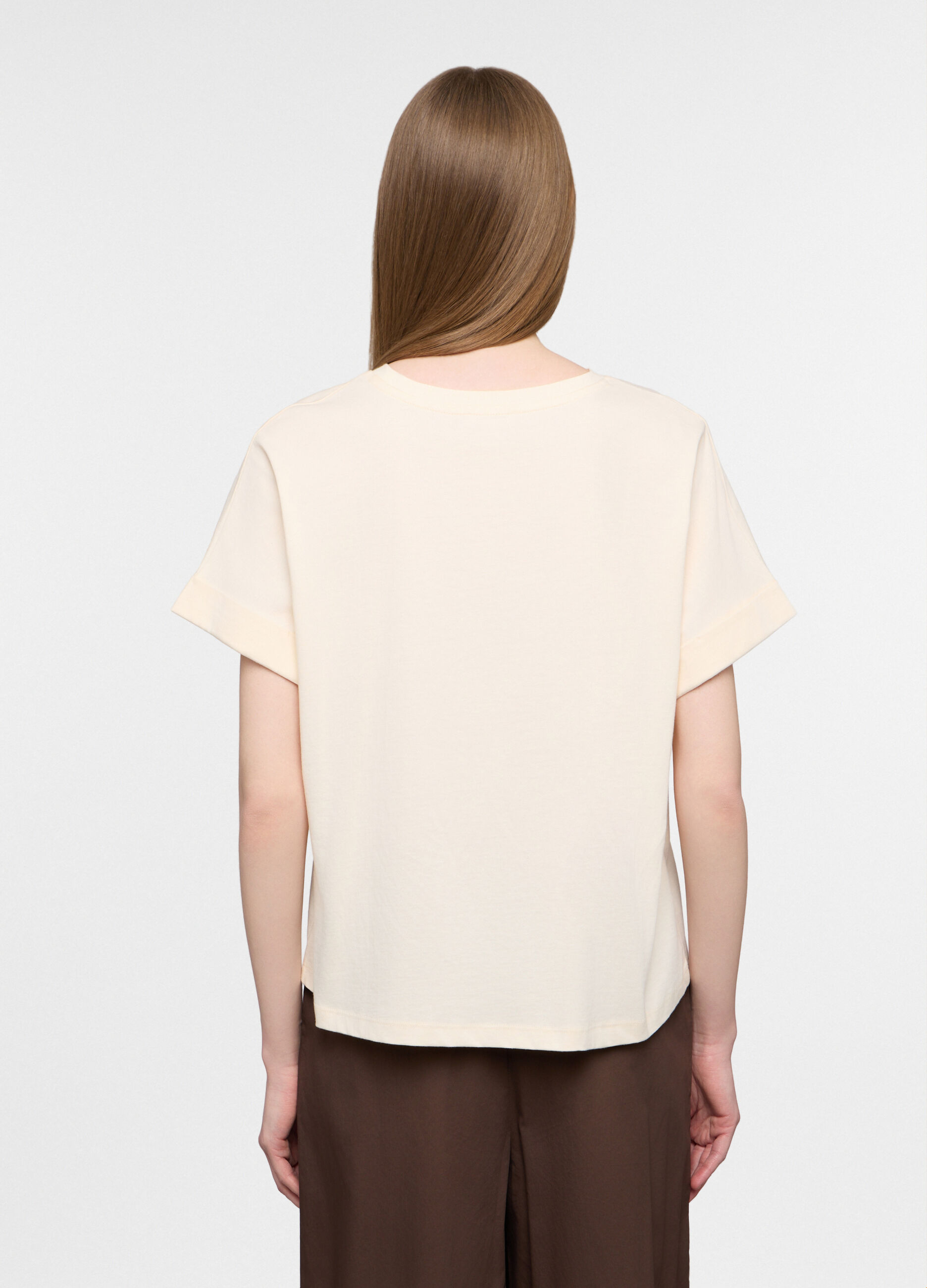 T-shirt girocollo donna_1