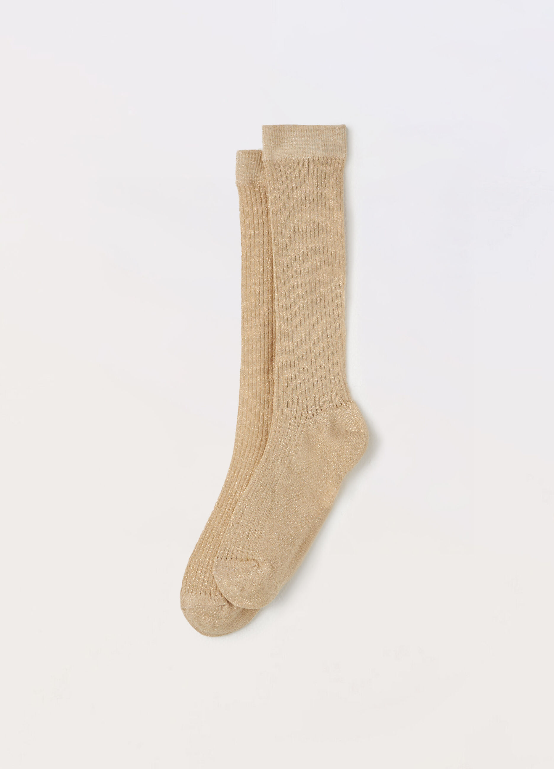 Calze lunghe con filo lurex donna_0