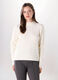 Tricot con lavorazione a treccia donna_0