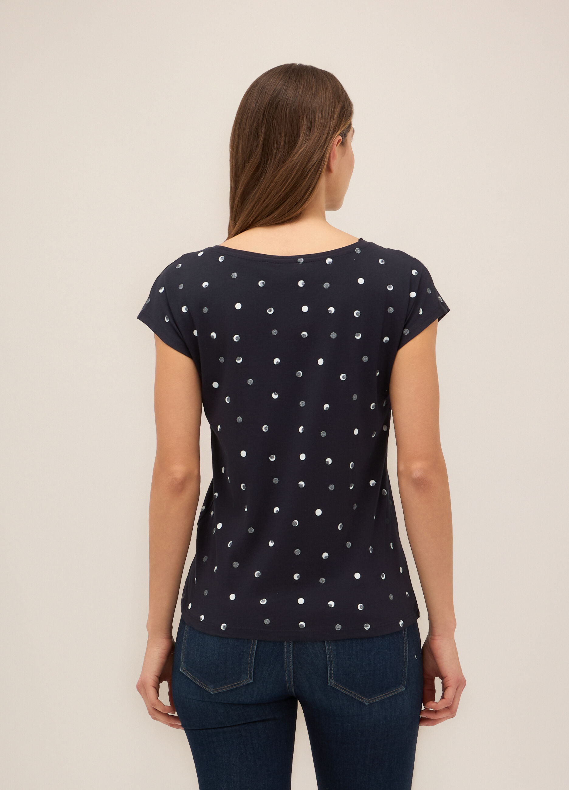 T-shirt in puro cotone donna_1