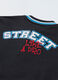 Felpa varsity in french terry di puro cotone bambino_1