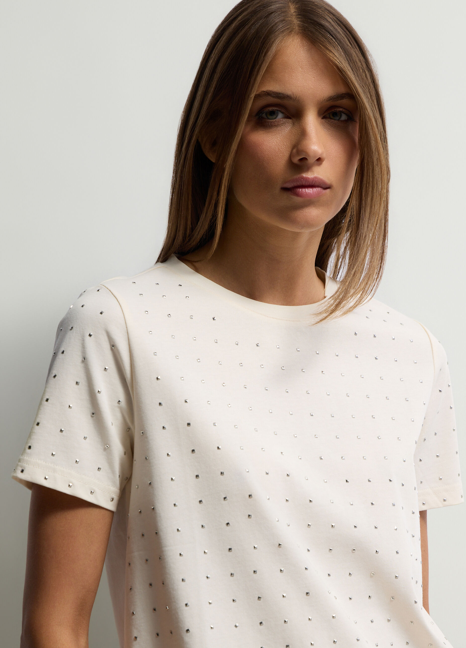 T-shirt girocollo donna_2