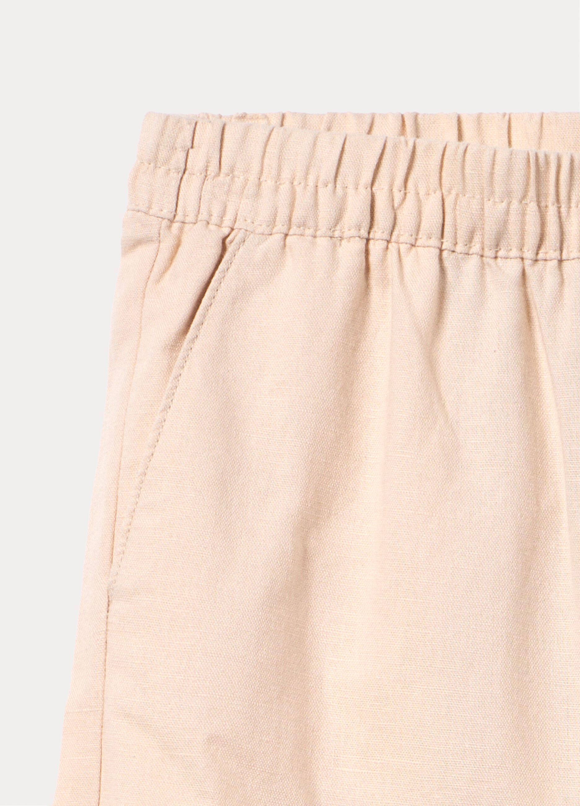 Pantaloni misto lino bambina_2