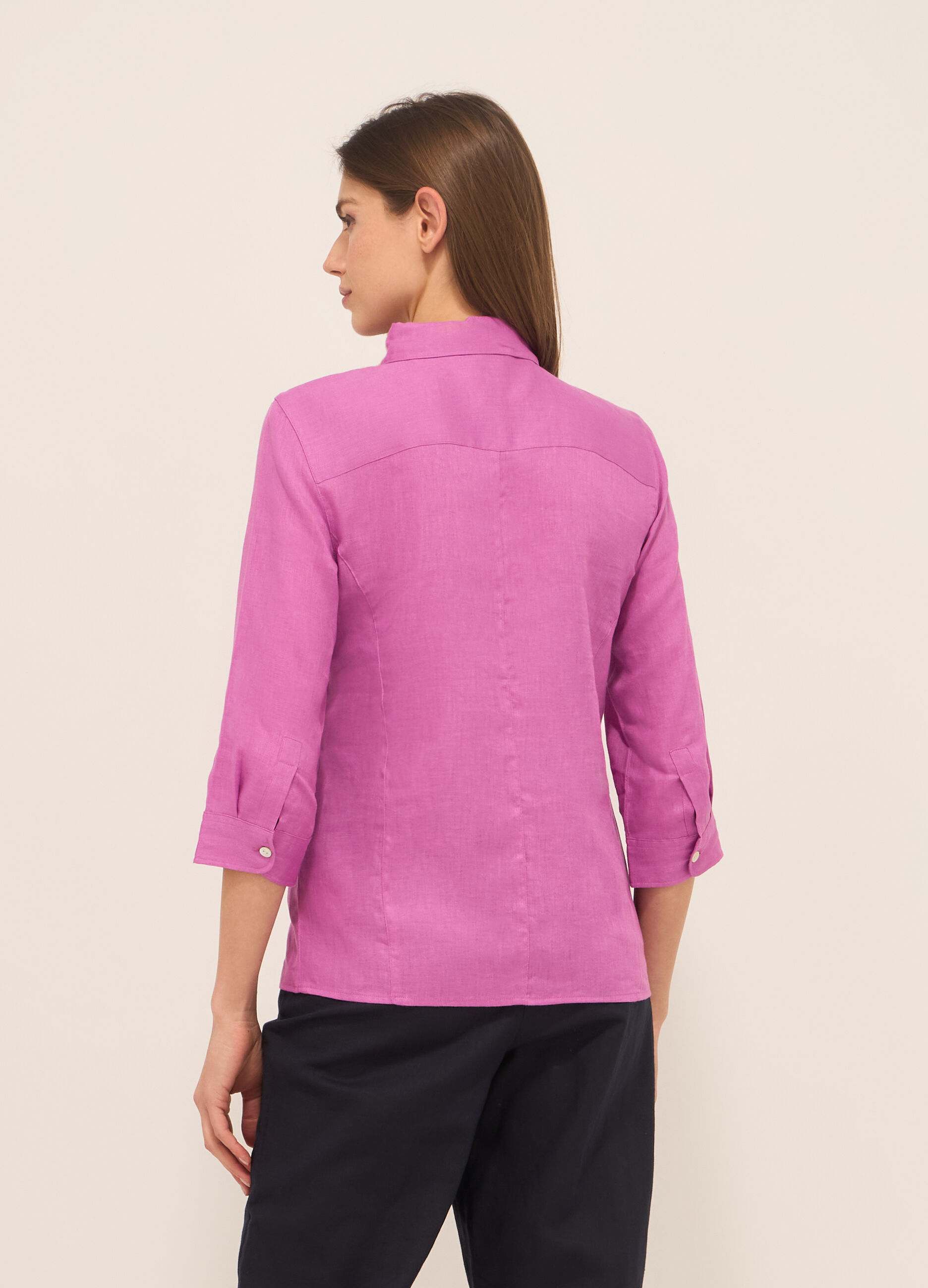 Camicia in puro lino donna_1