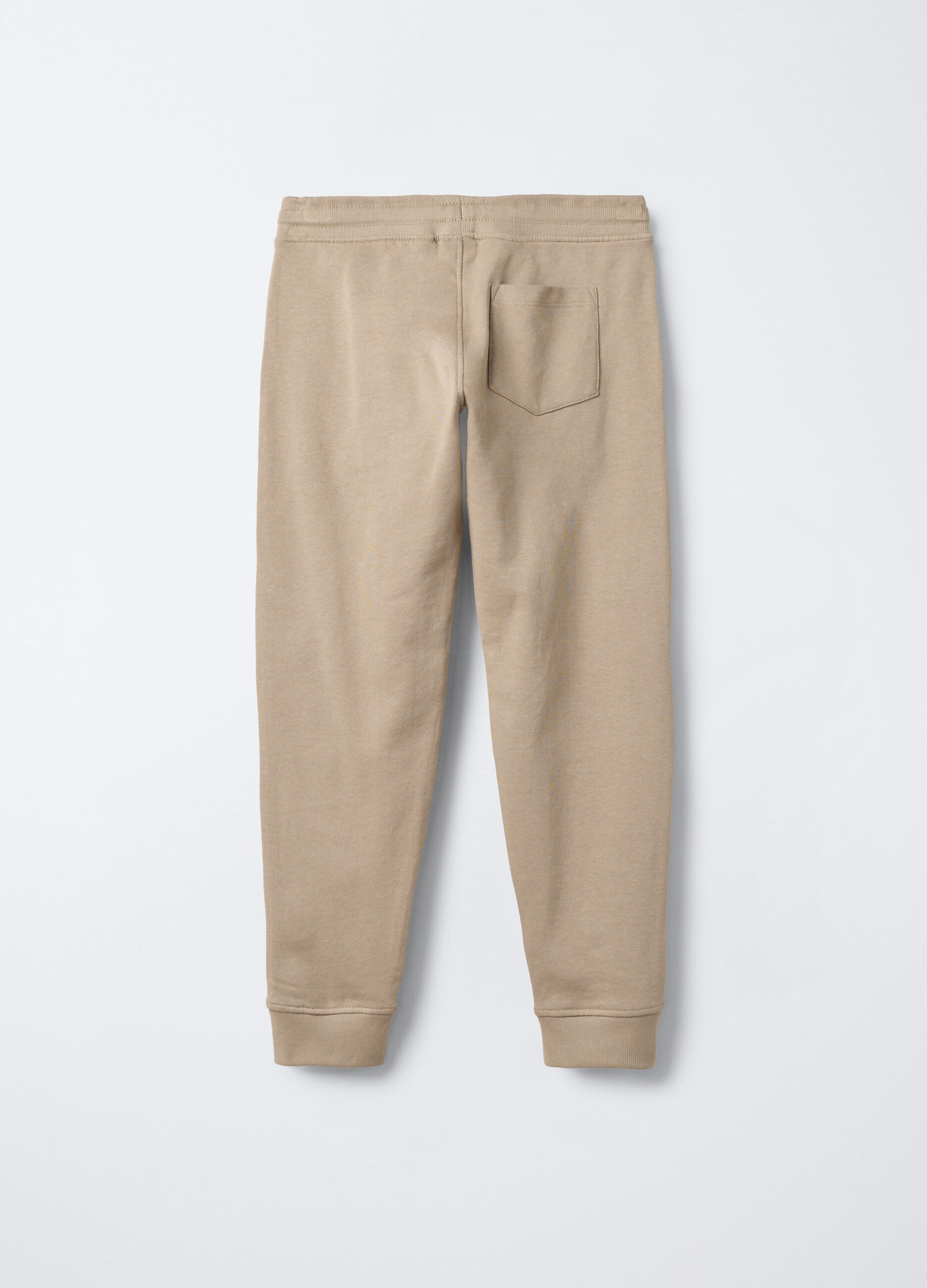 Jogger in puro cotone garzato Fit Regular ragazzo_1