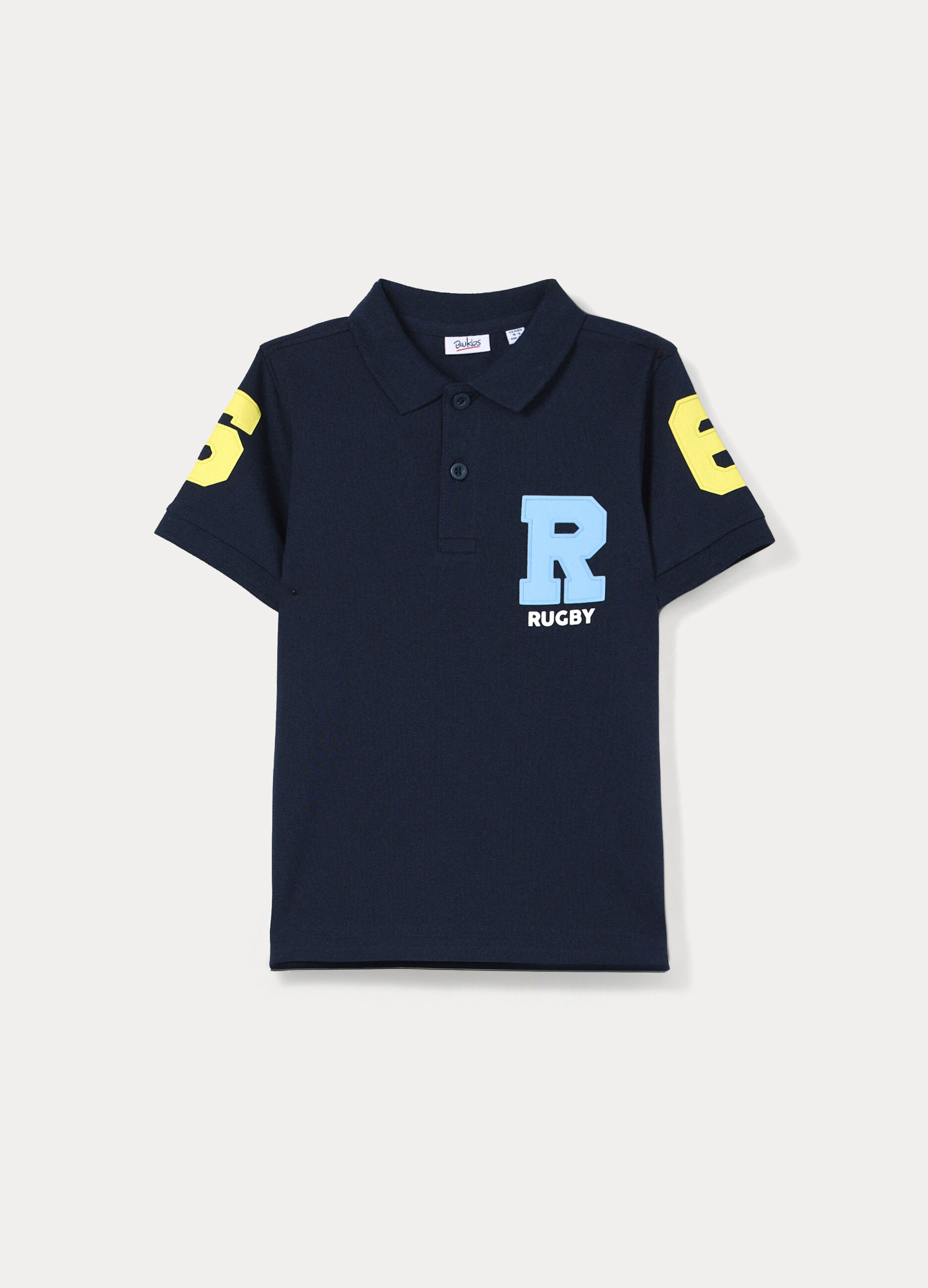 Polo in cotone stretch piquet bambino_0