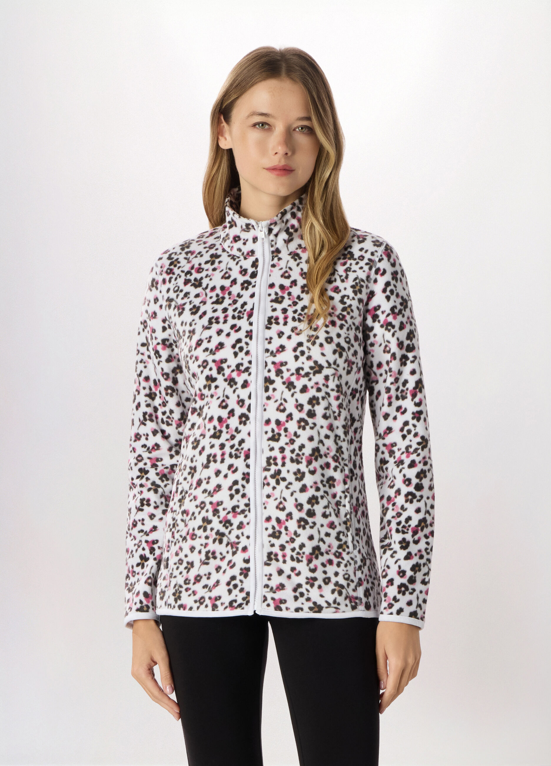 Felpa full zip in pile donna Holistic fitness_0