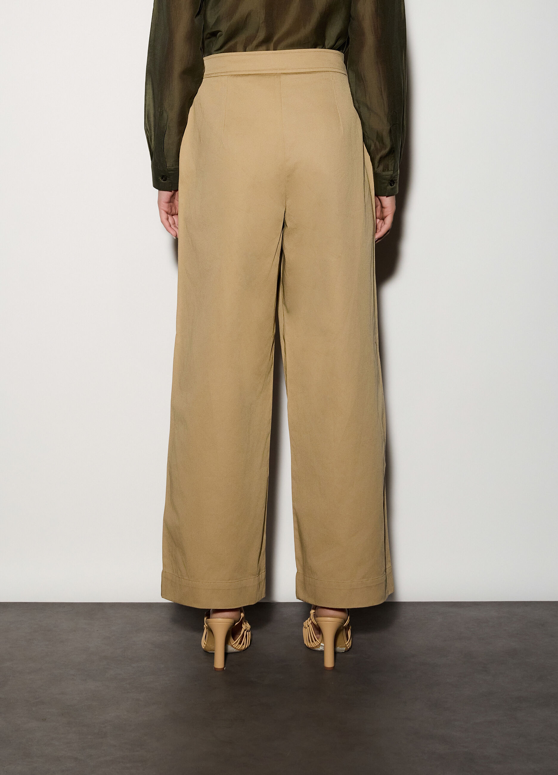 Pantaloni cargo straight fit donna_2