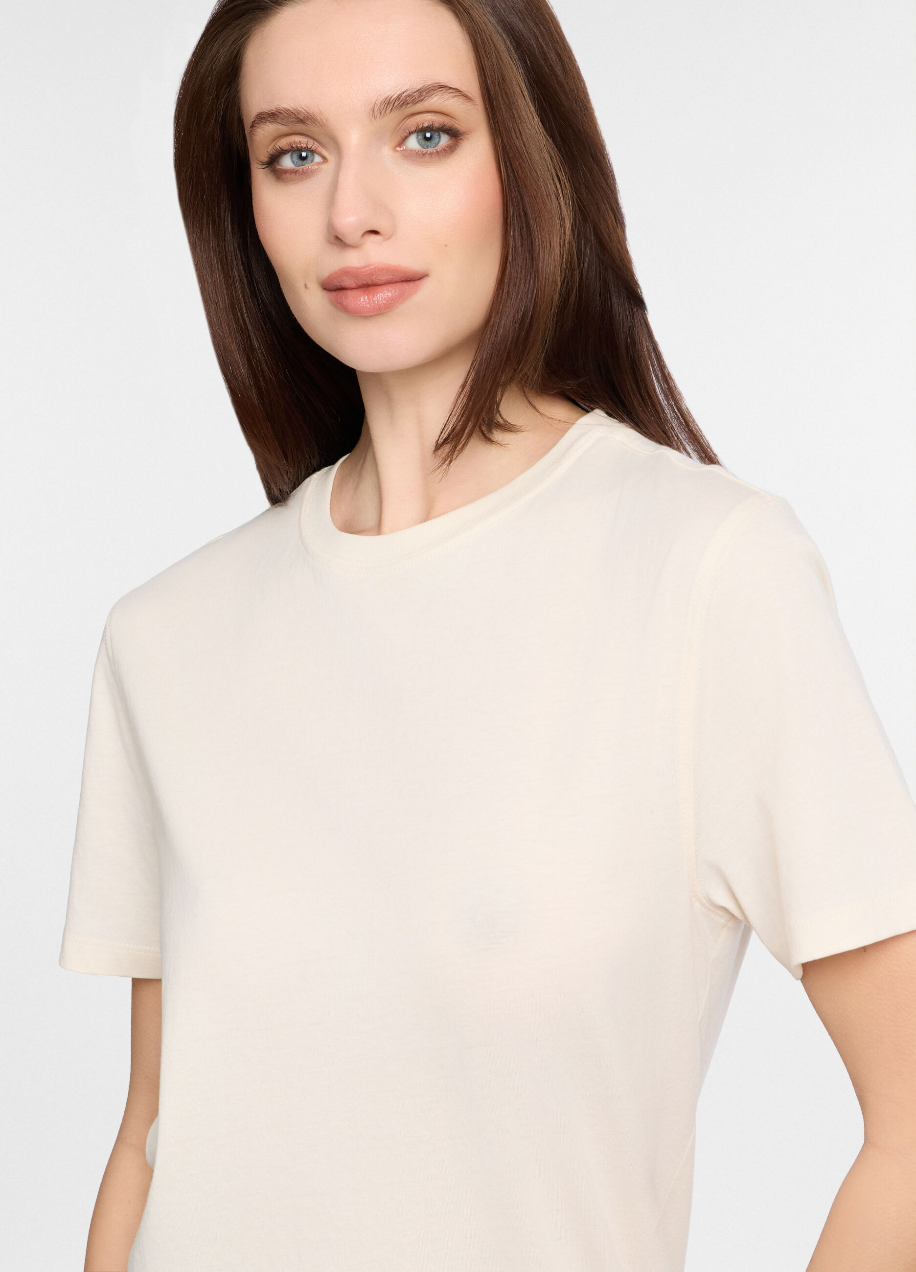 T-shirt girocollo in jersey di cotone uomo_2