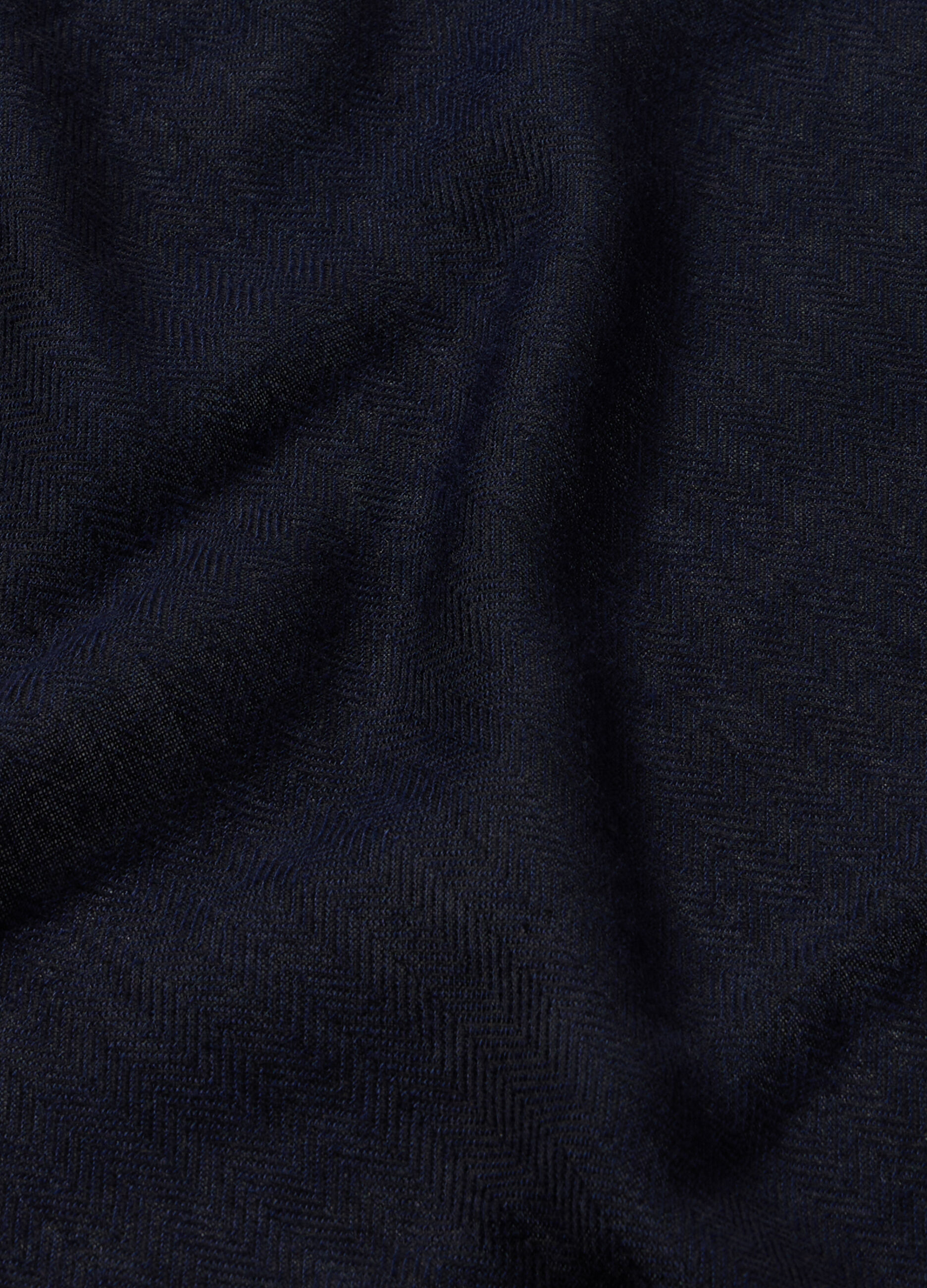 Sciarpa in misto cotone chevron uomo