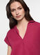 Blusa fit regular in twill di pura lyocell donna_2