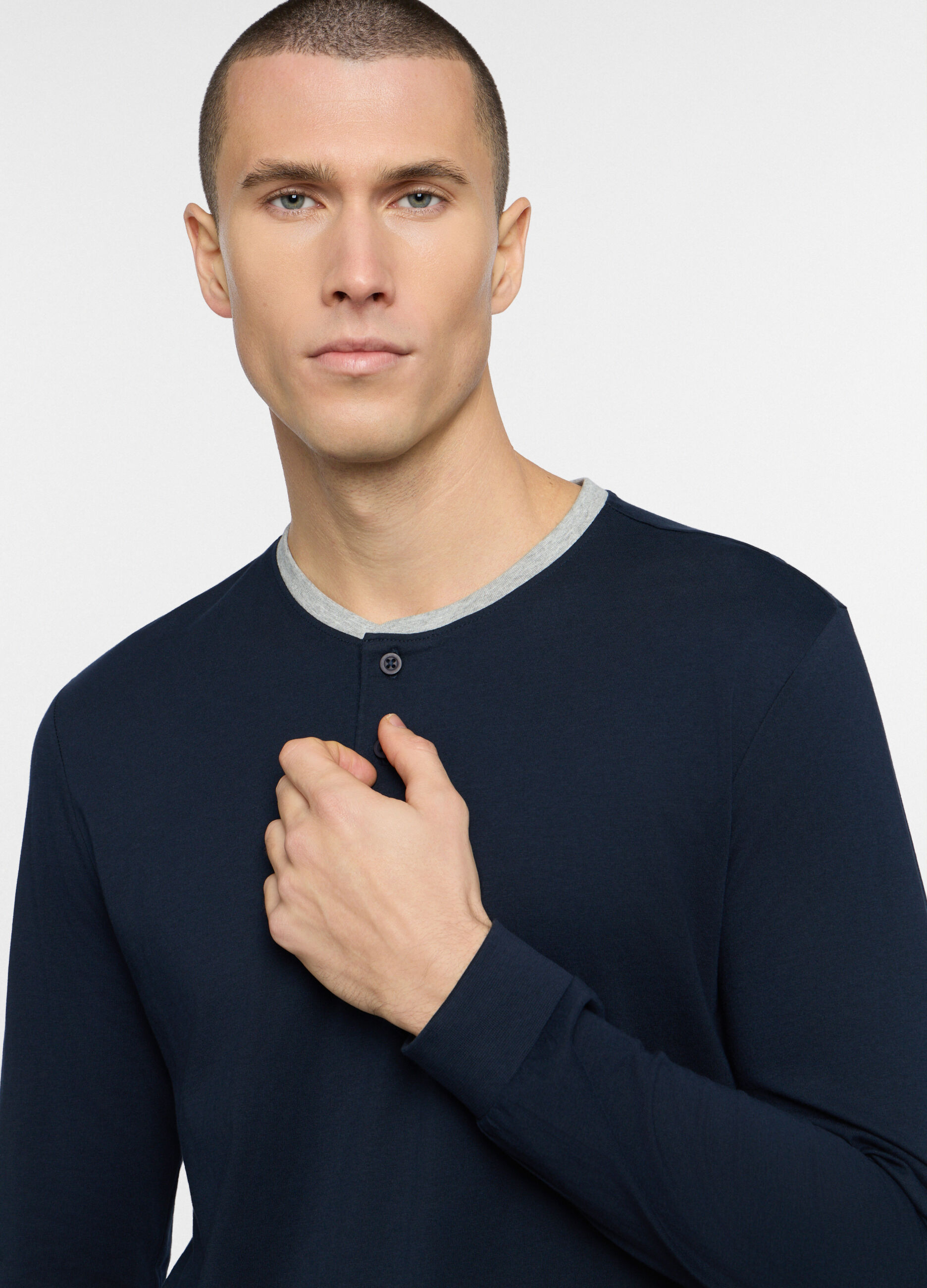 Pigiama lungo in jersey uomo_2