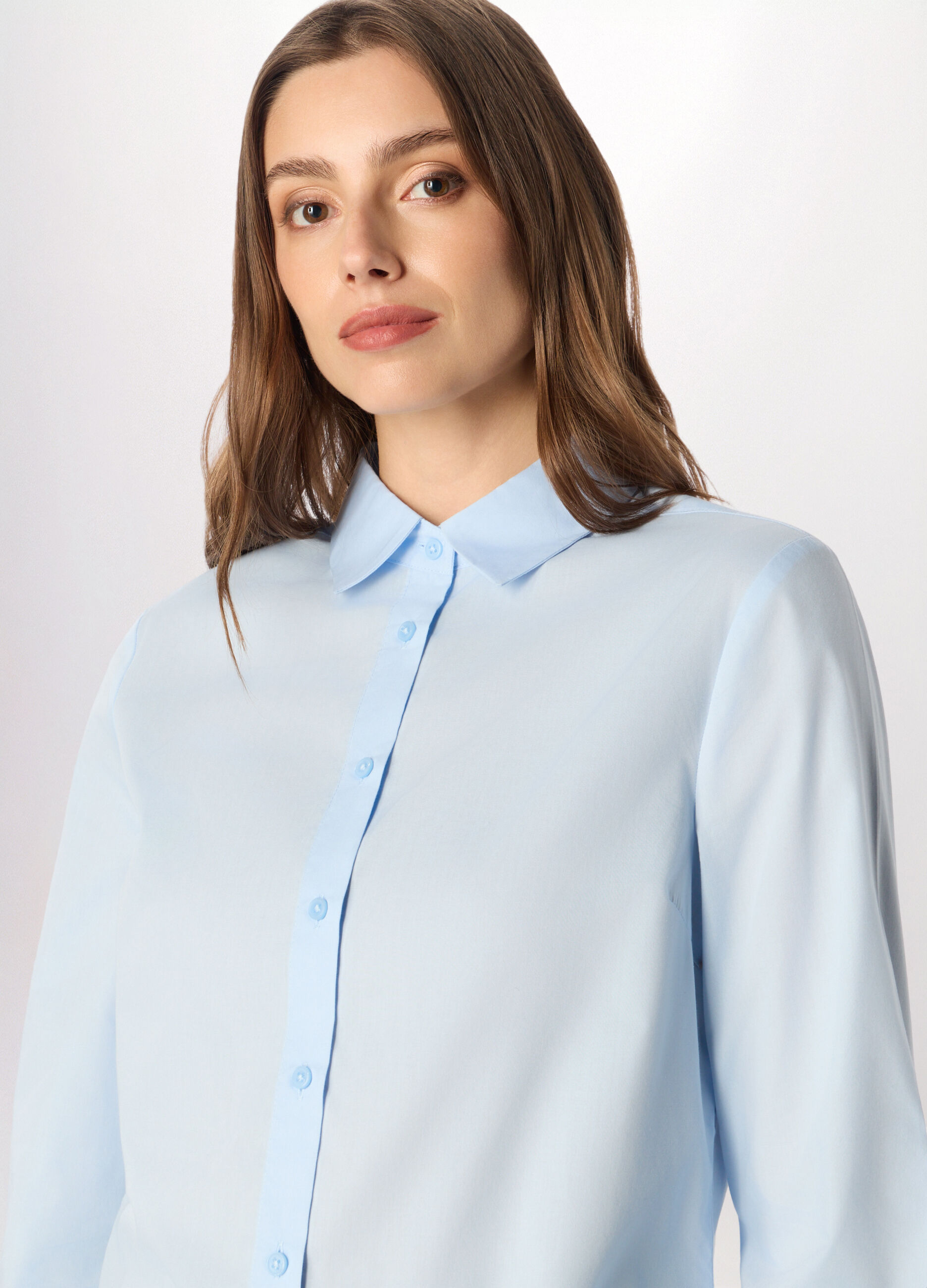 Camicia misto cotone donna_2