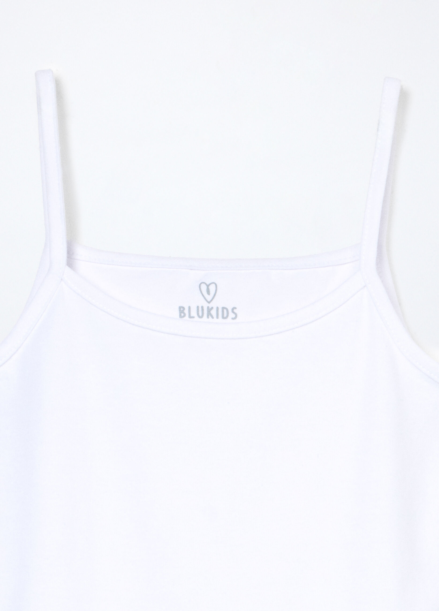 Pack 3 canotte in jersey di cotone stretch ragazza_2