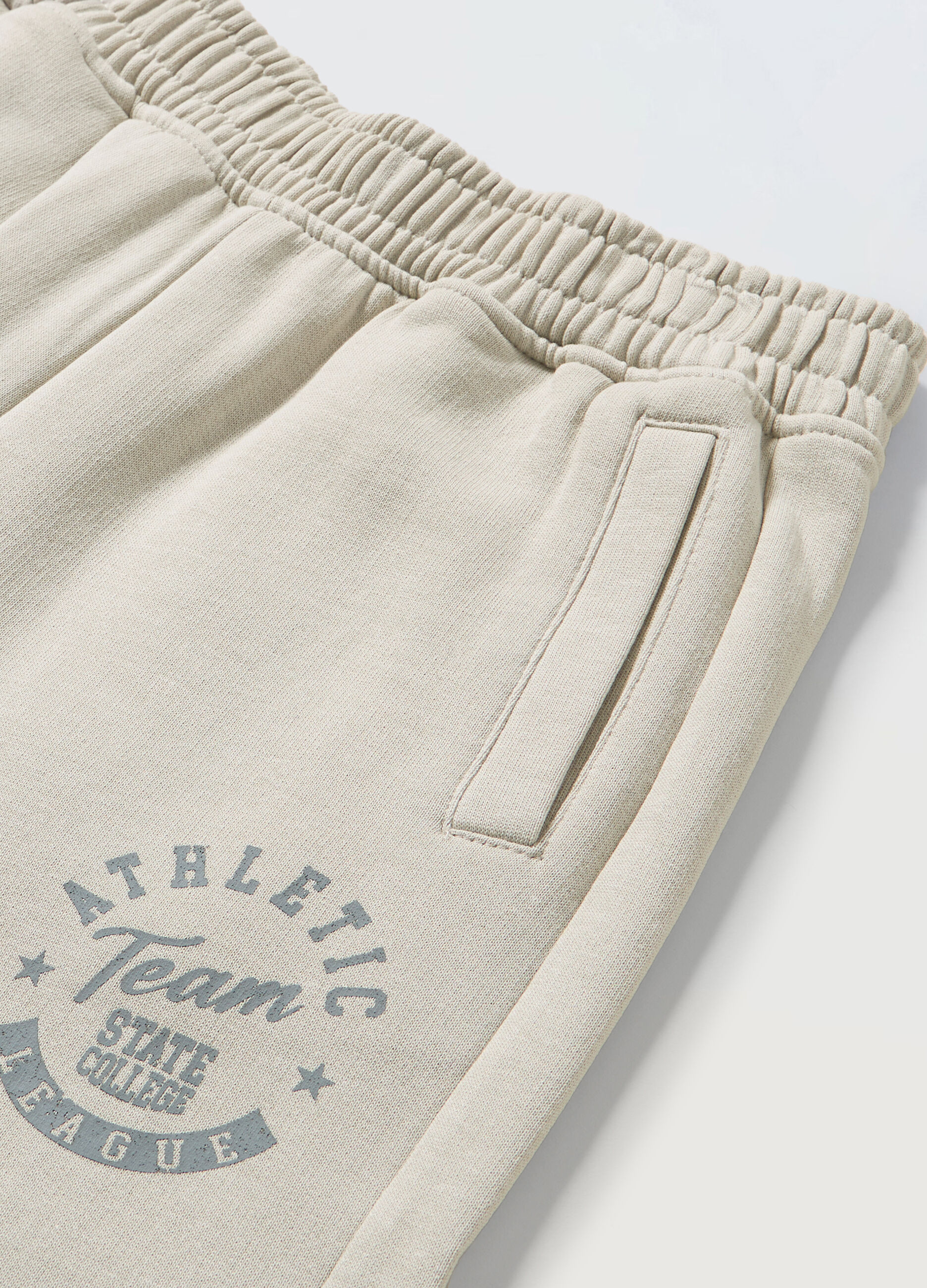 Jogger in felpa di misto cotone ragazzo_1