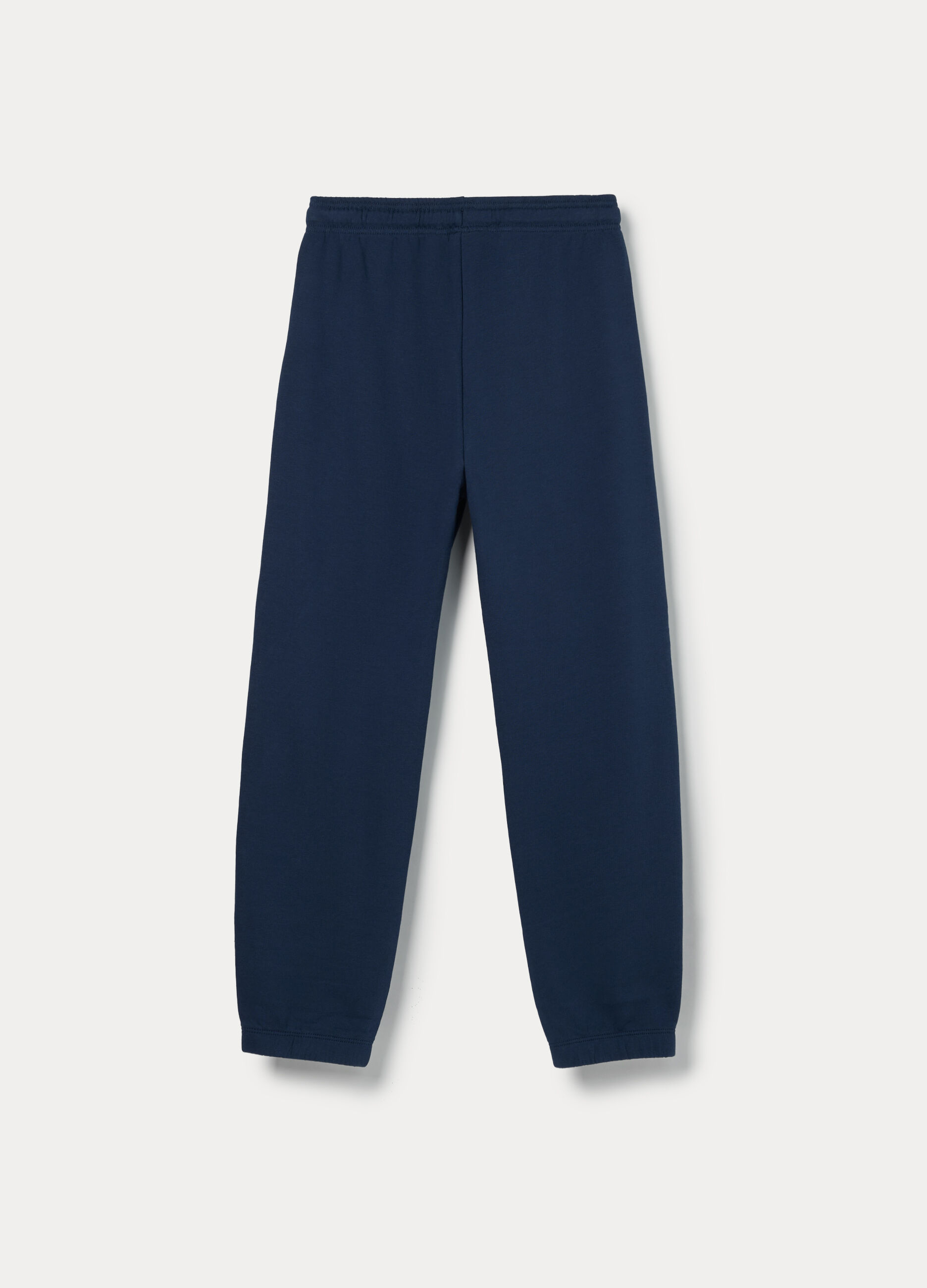 Jogger in french terry di puro cotone bambino_1