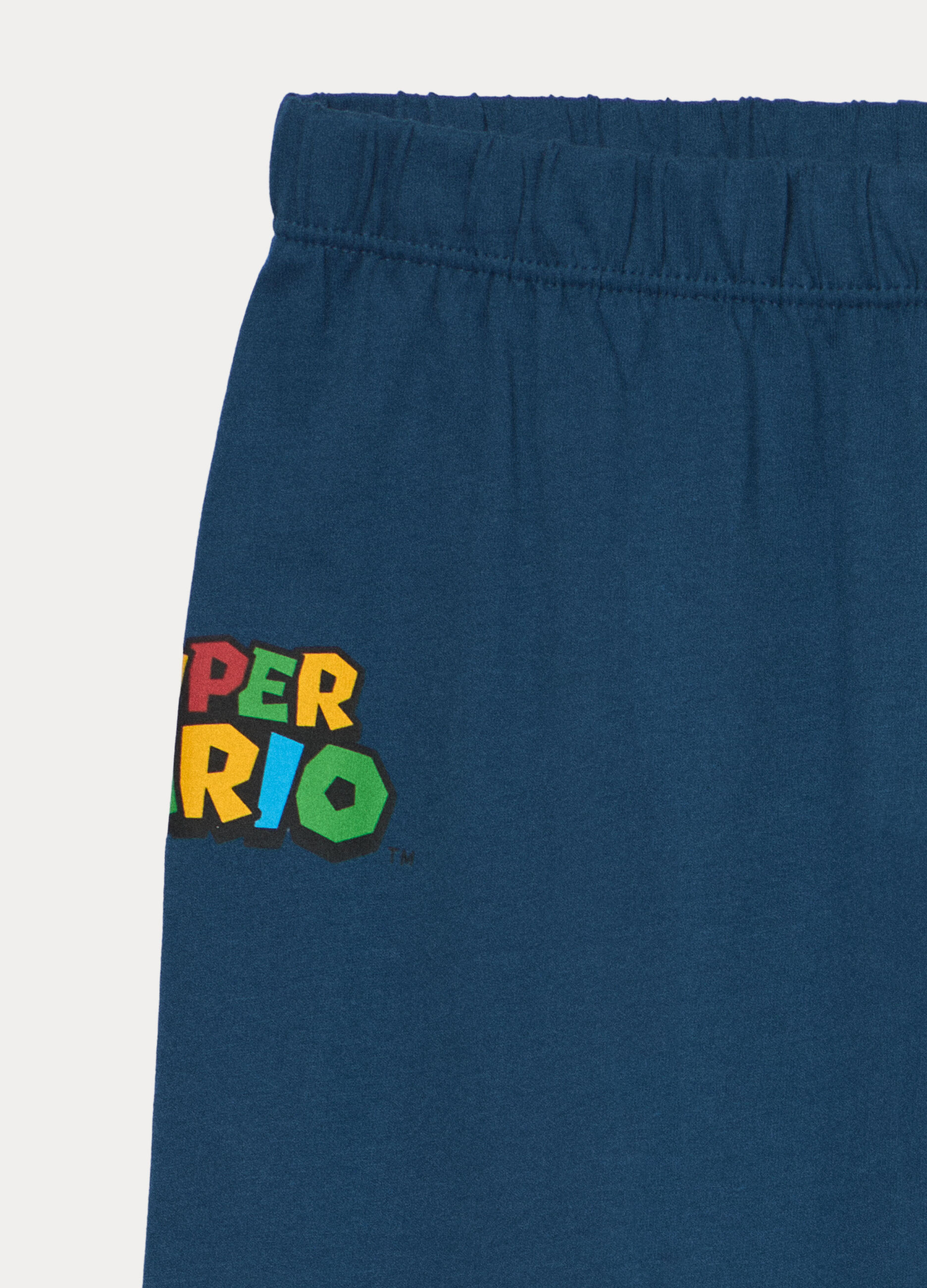 Set pigiama lungo Super Mario in jersey di puro cotone _3