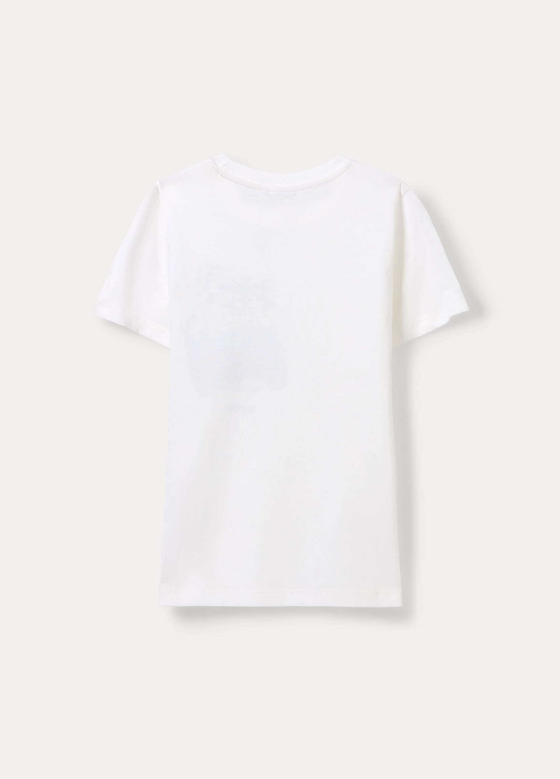 T-shirt girocollo in jersey di puro cotone ragazzo_1