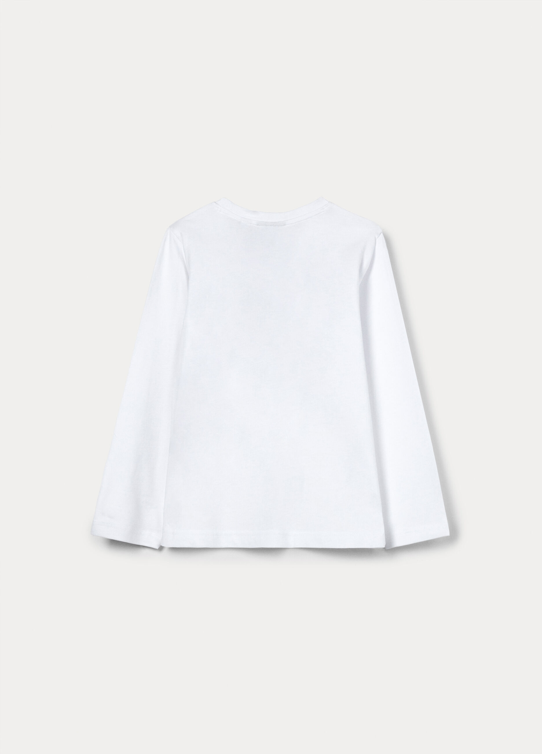 T-shirt in jersey di puro cotone bambina_1