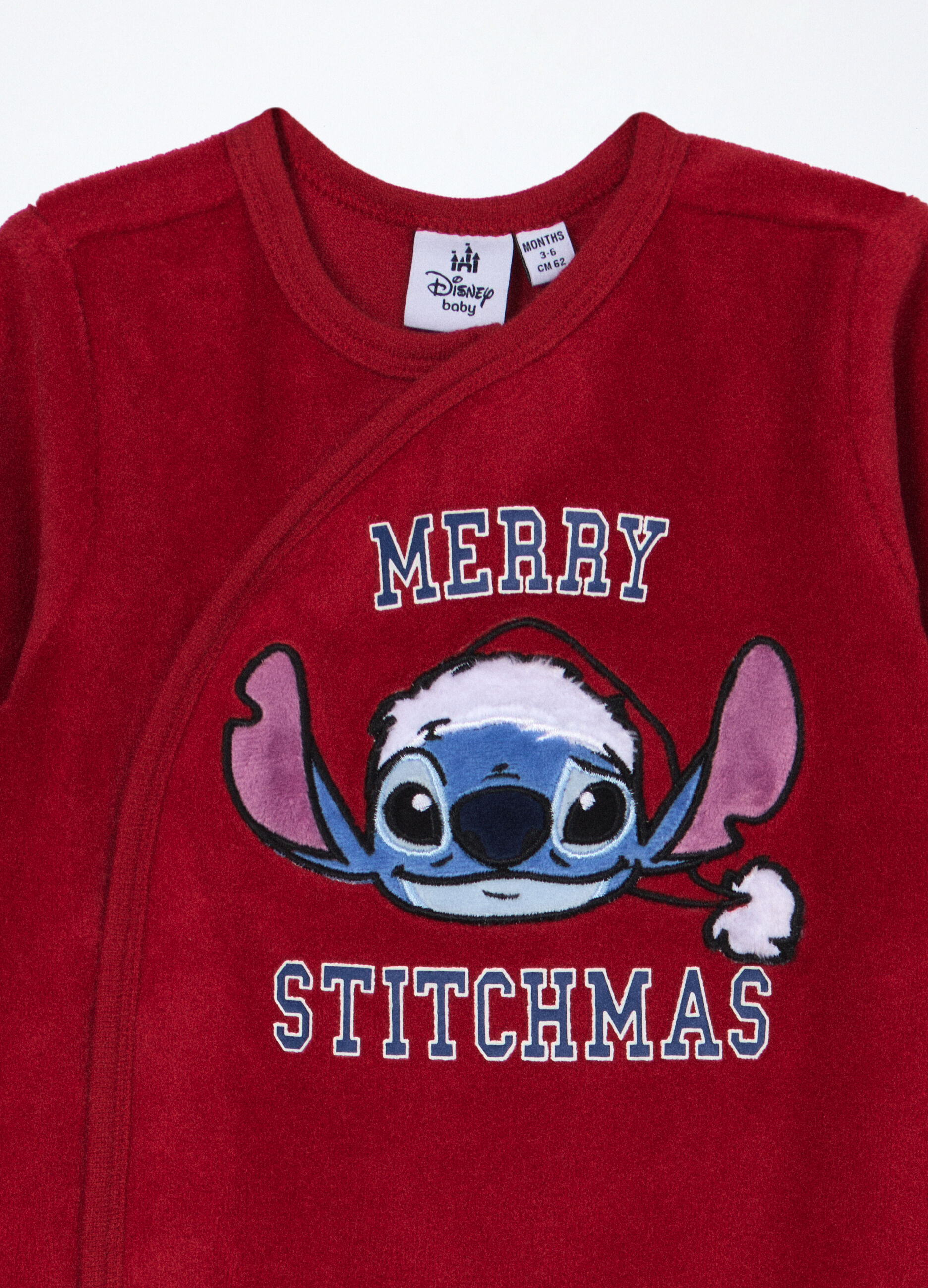 Tutina pigiama misto cotone velour neonato_2