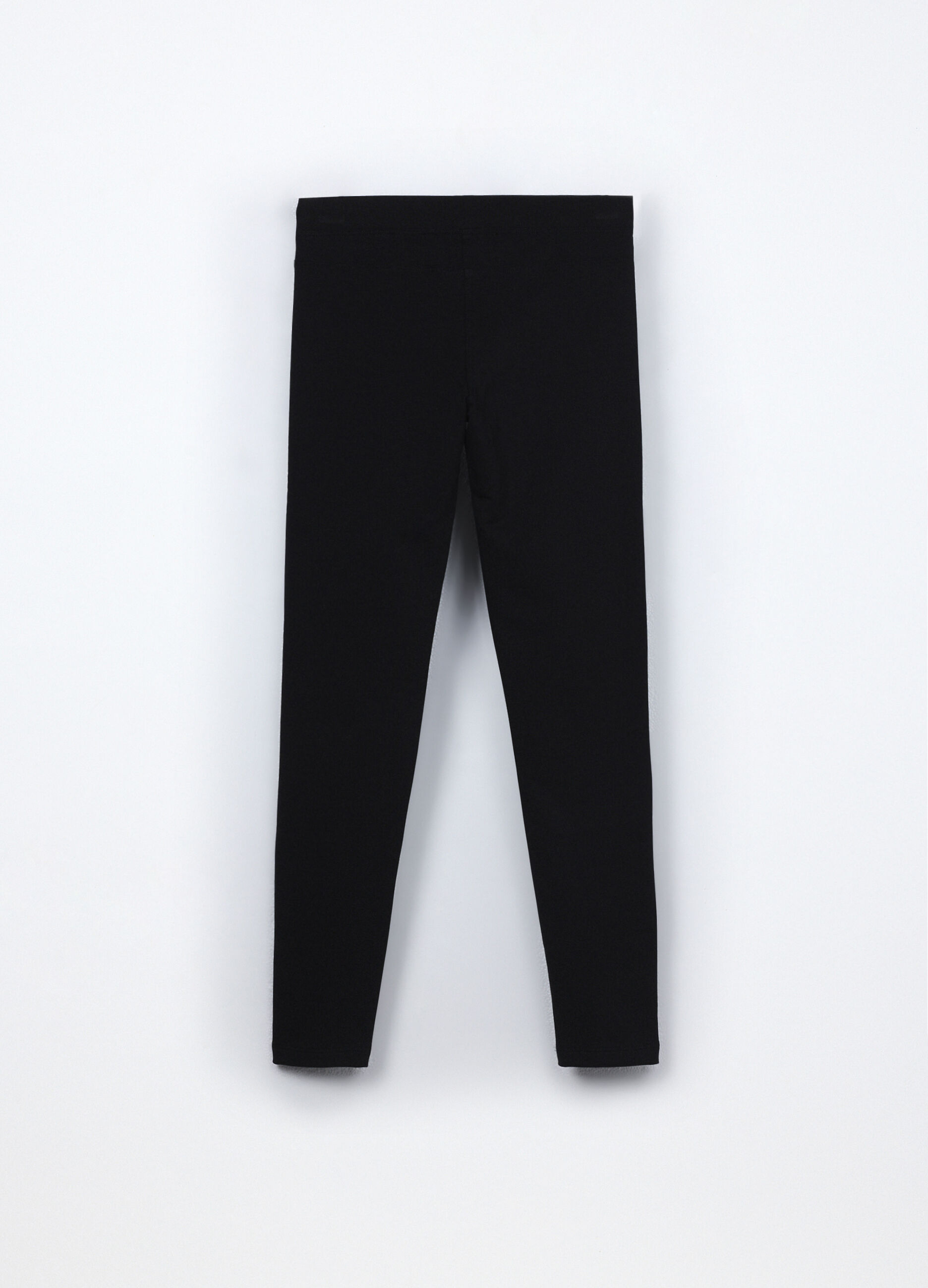 Treggings in french terry di cotone stretch bambina