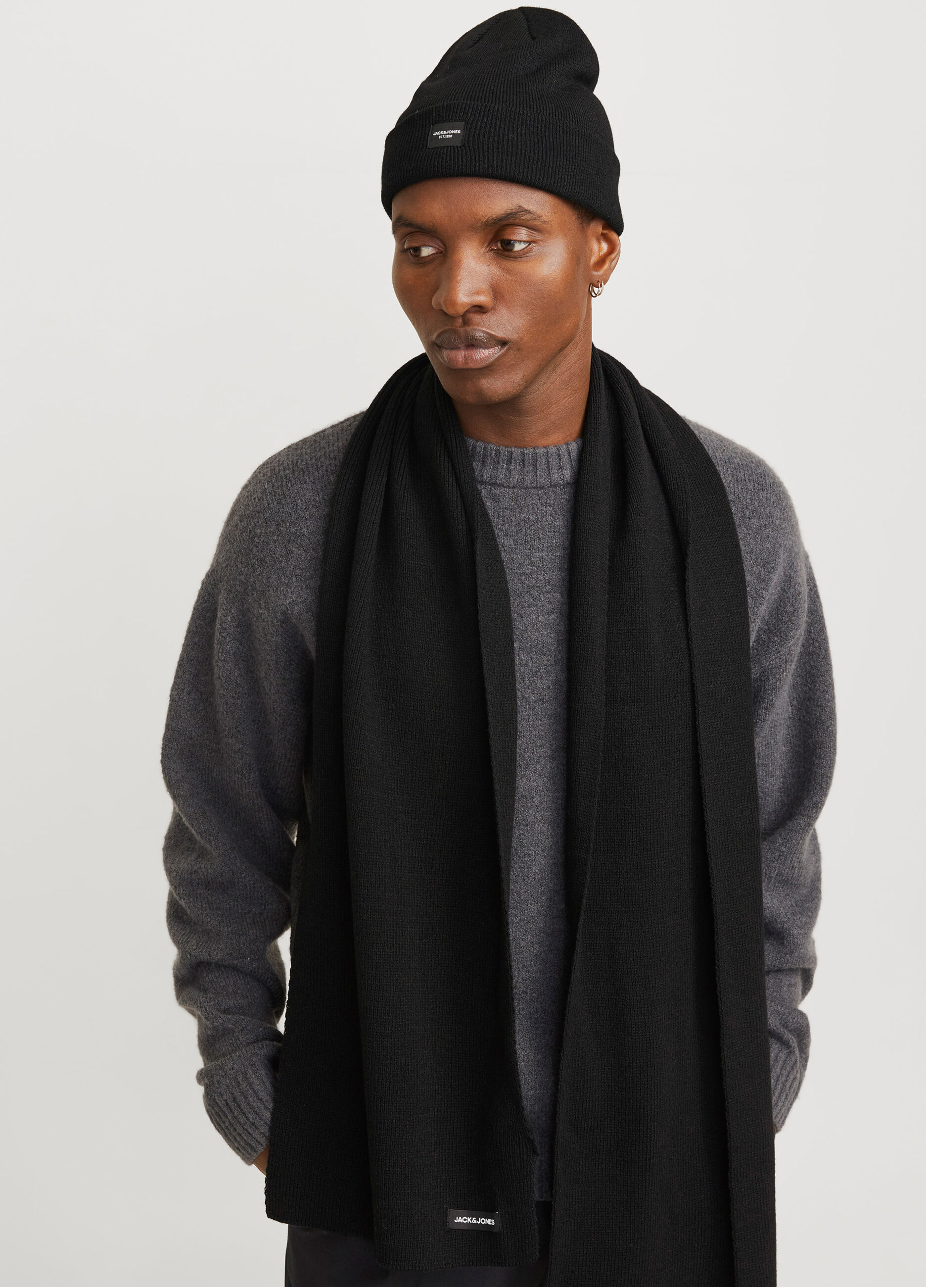 Sciarpa in maglia uomo