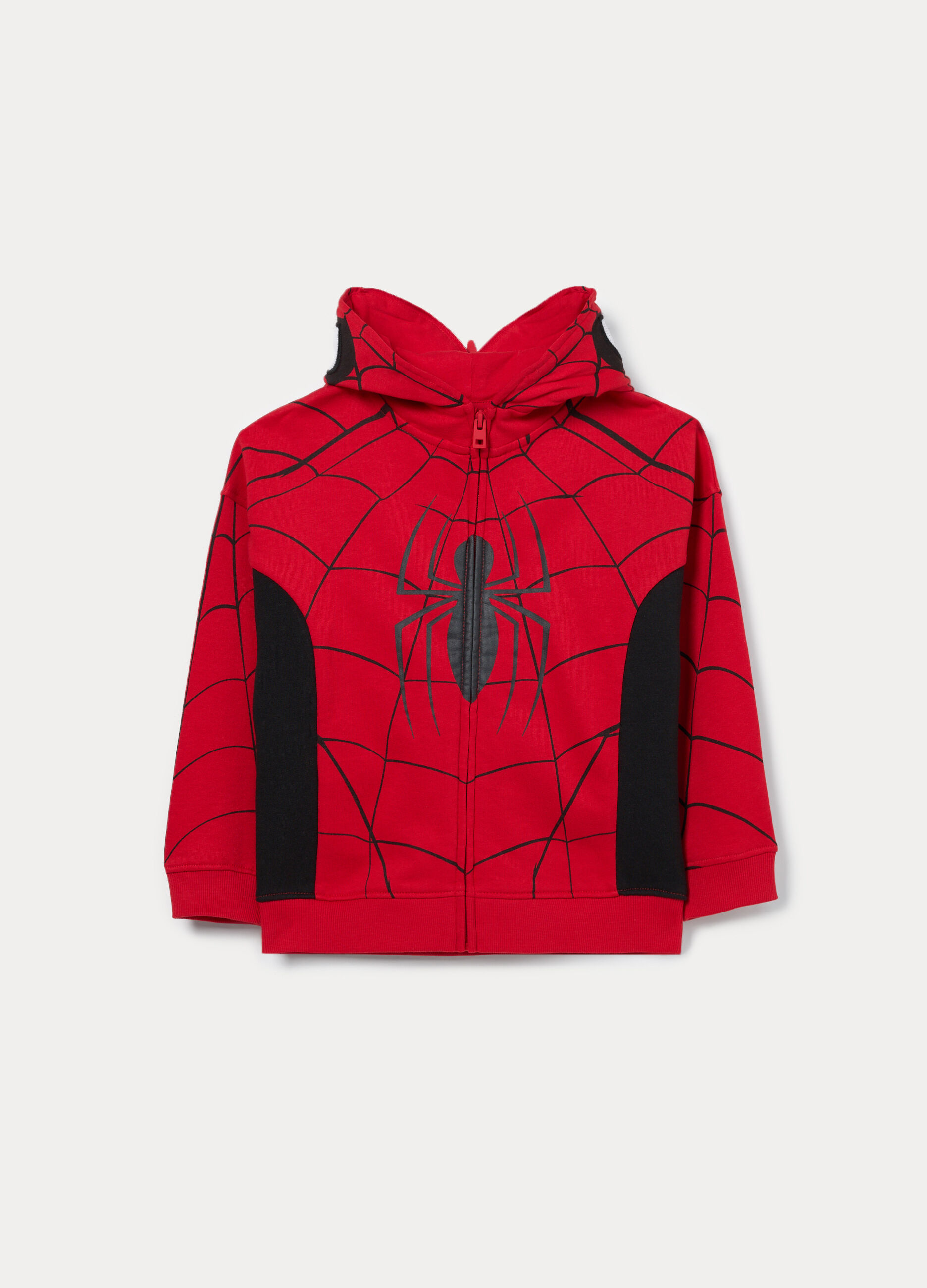 Felpa Spider-Man in french terry di puro cotone bambino_0