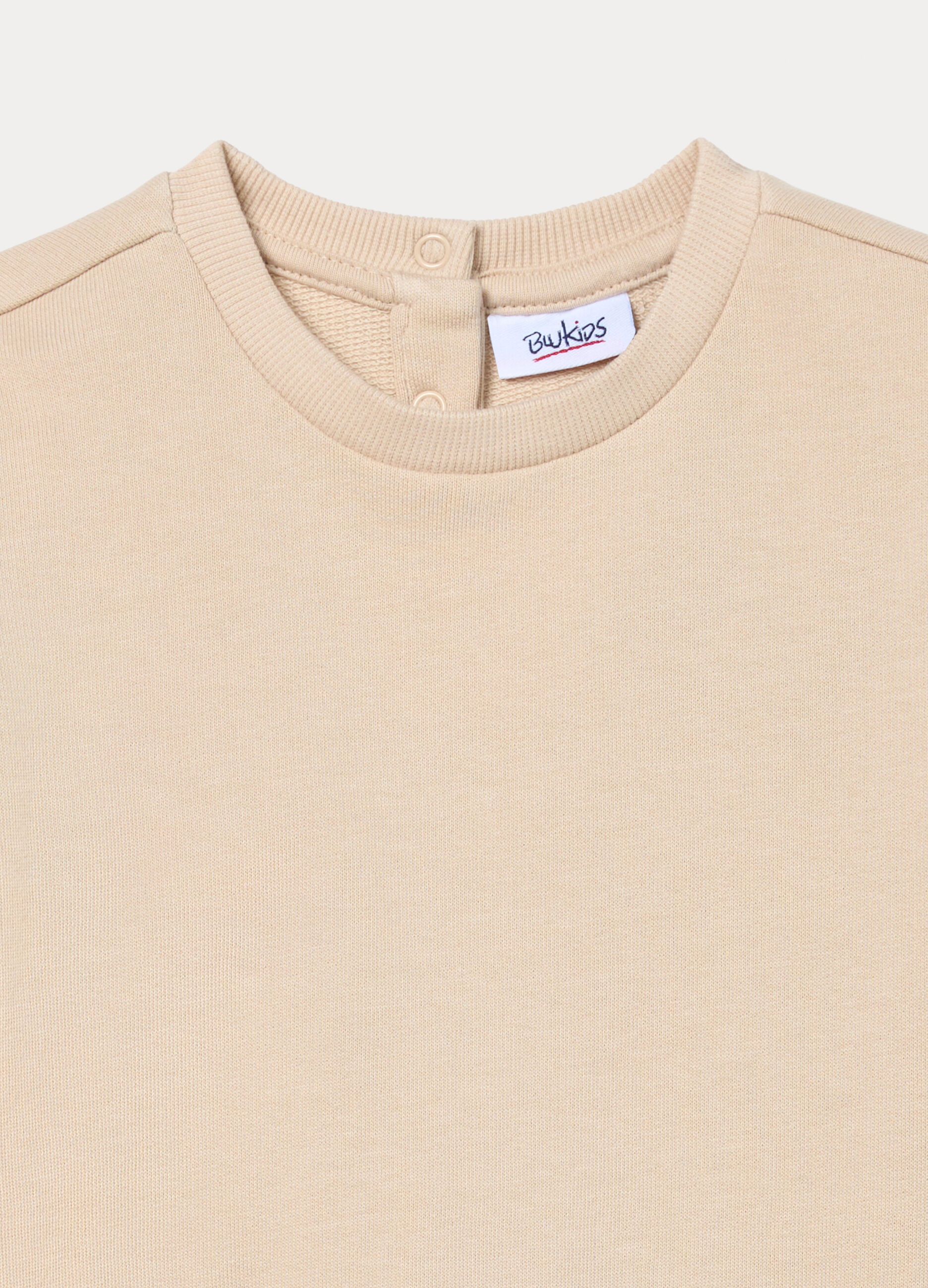 Felpa in french terry di puro cotone bimba_2