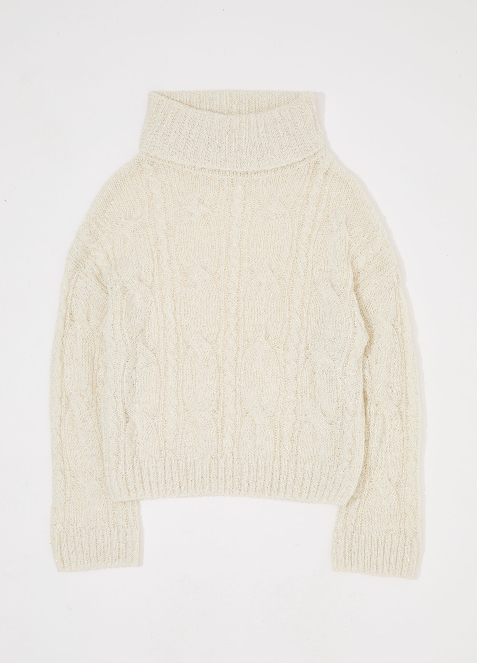 Dolcevita in misto lana e filo lurex donna_4