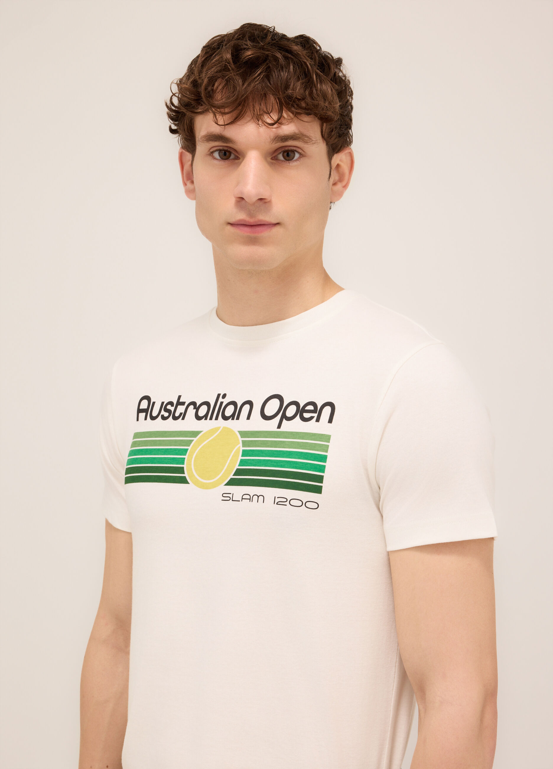 T-shirt girocollo stampa Australian Open_2