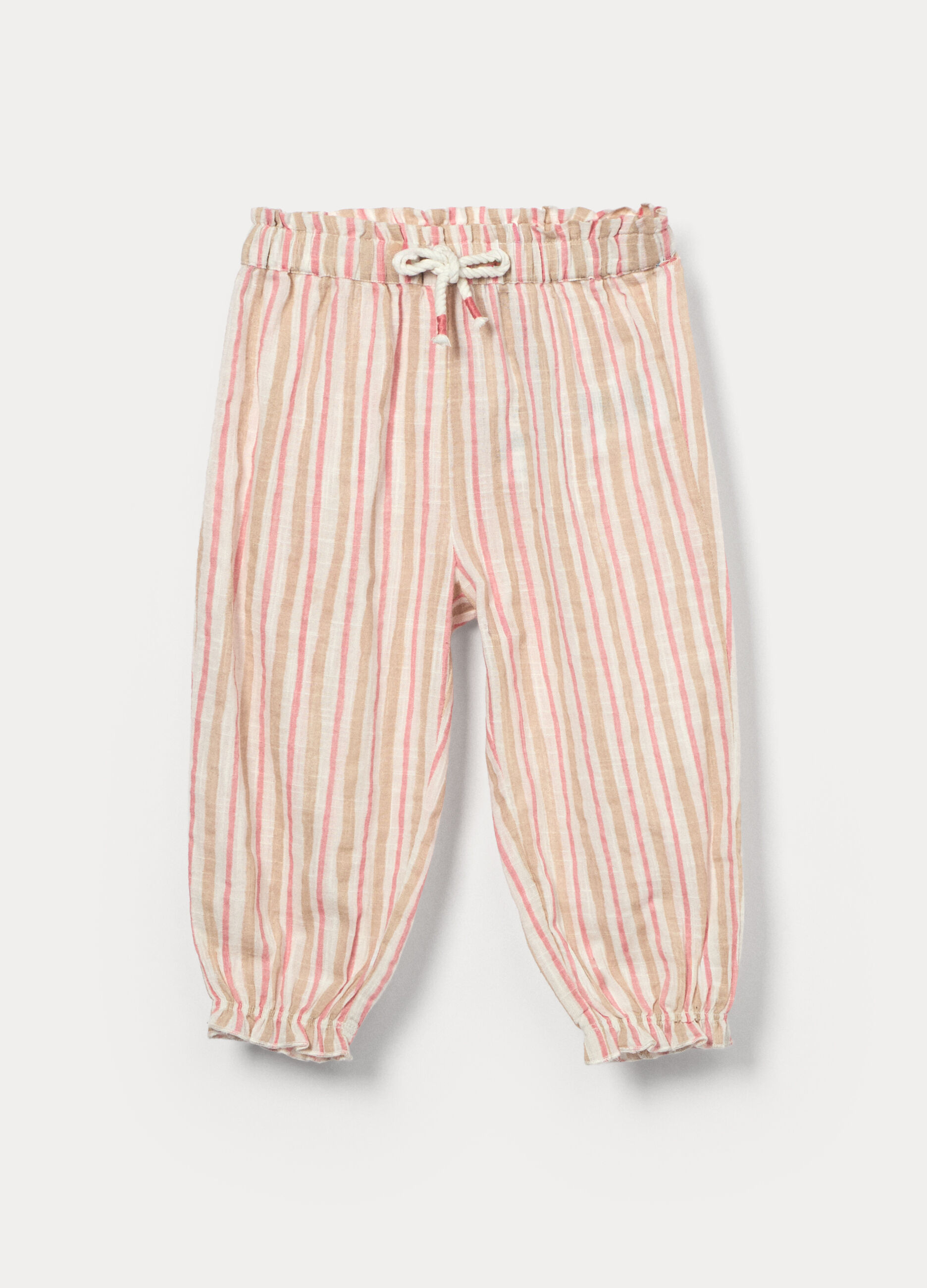 Pantaloni in puro cotone bimba_0