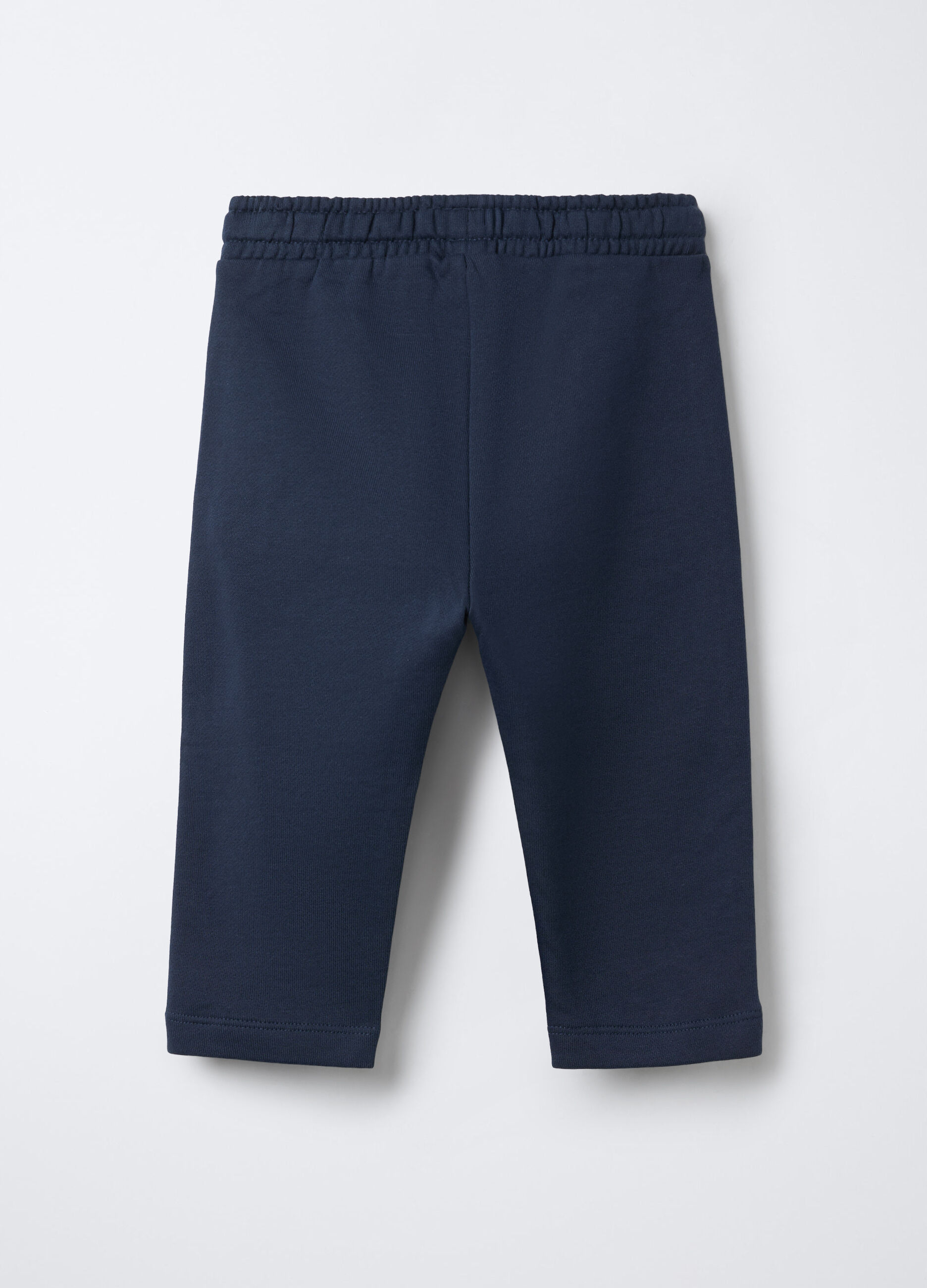 Jogger in cotone garzato misto viscosa Comfort Fit bimbo_1