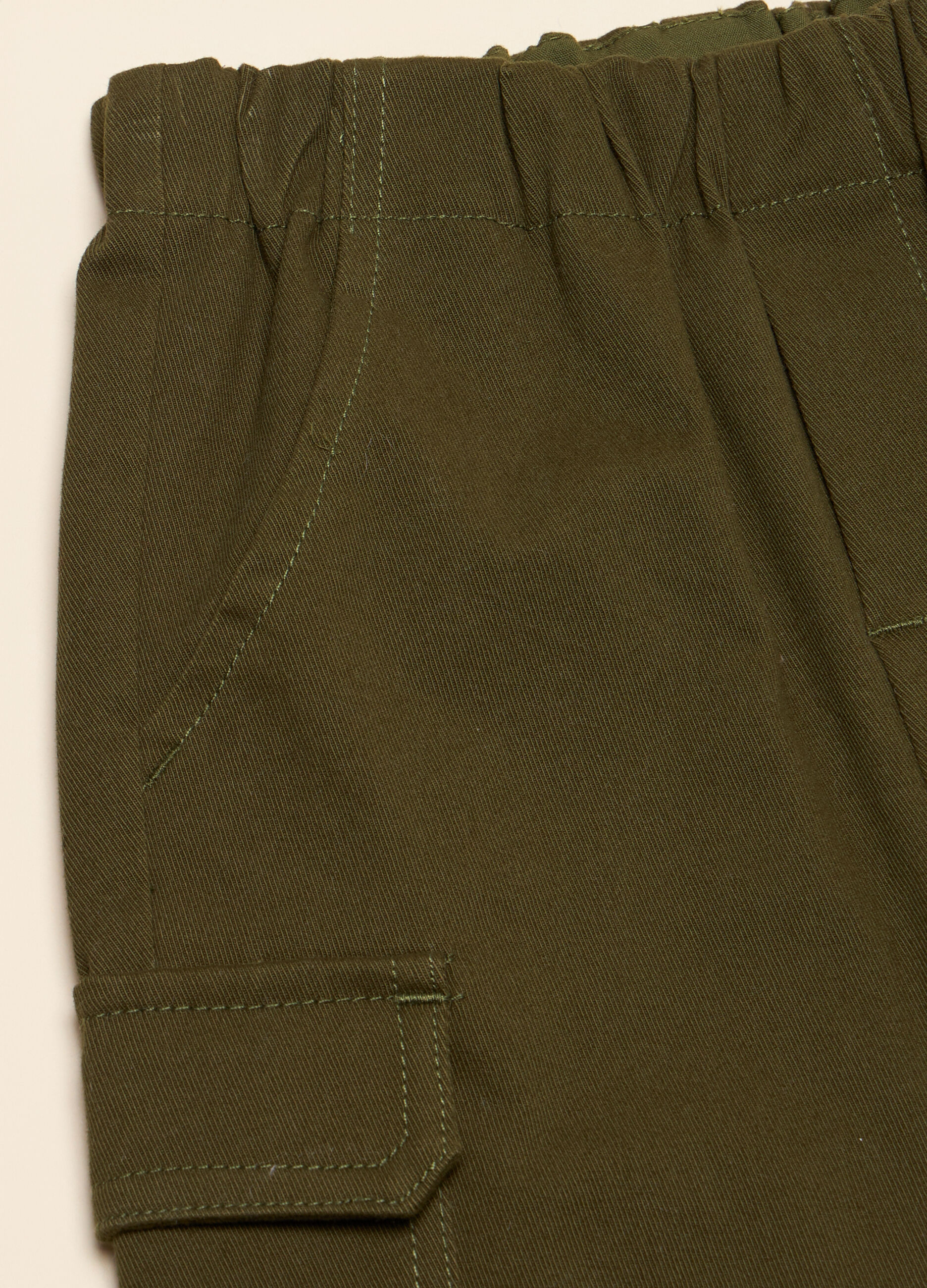 Pantalone in twill di cotone stretch_1