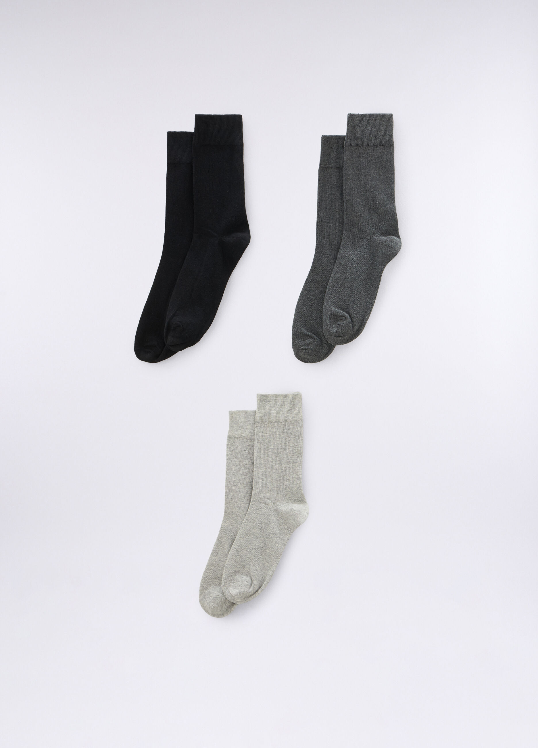 3 pack calze corte in cotone stretch uomo_0