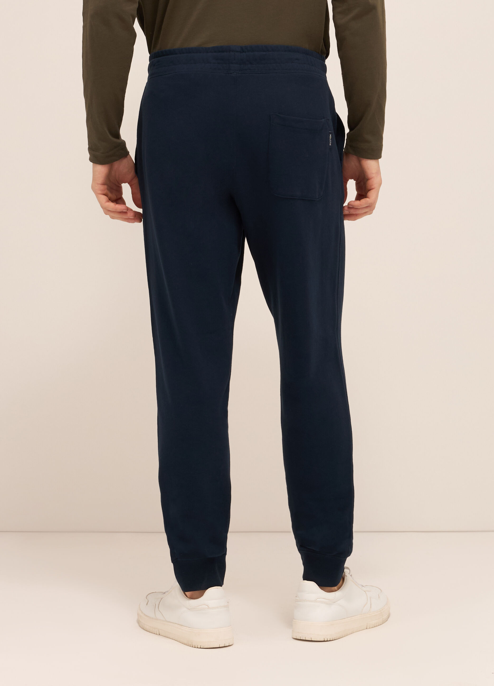 Jogger in puro cotone uomo_1