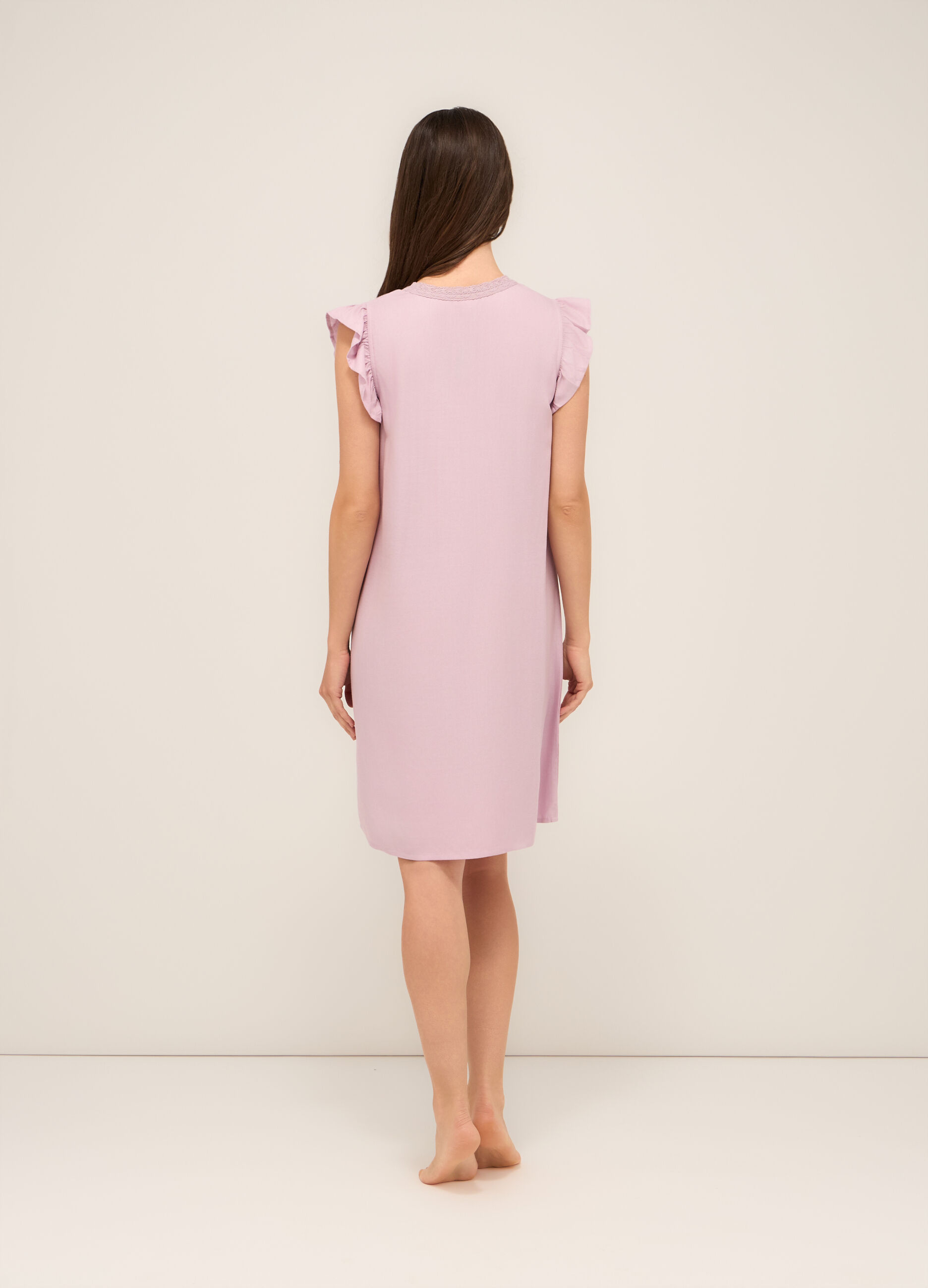 Camicia da notte in pura viscosa donna_1