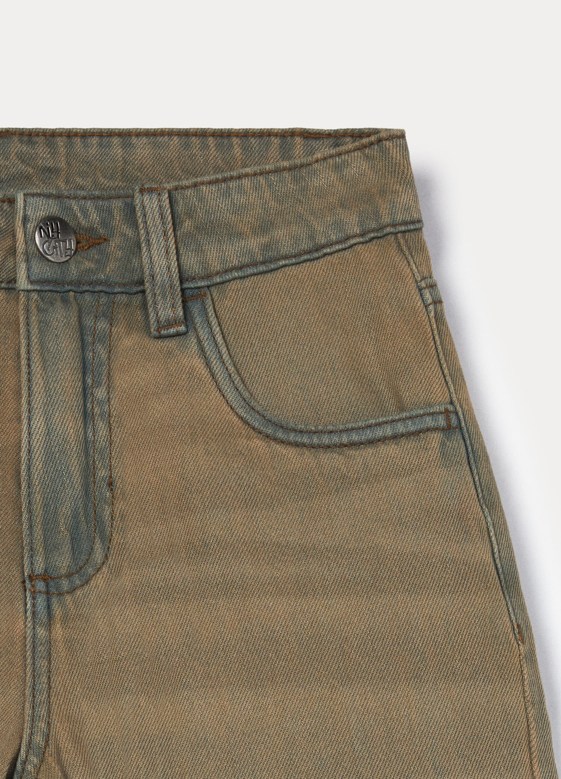 Jeans fit baggy in denim ragazzo_2