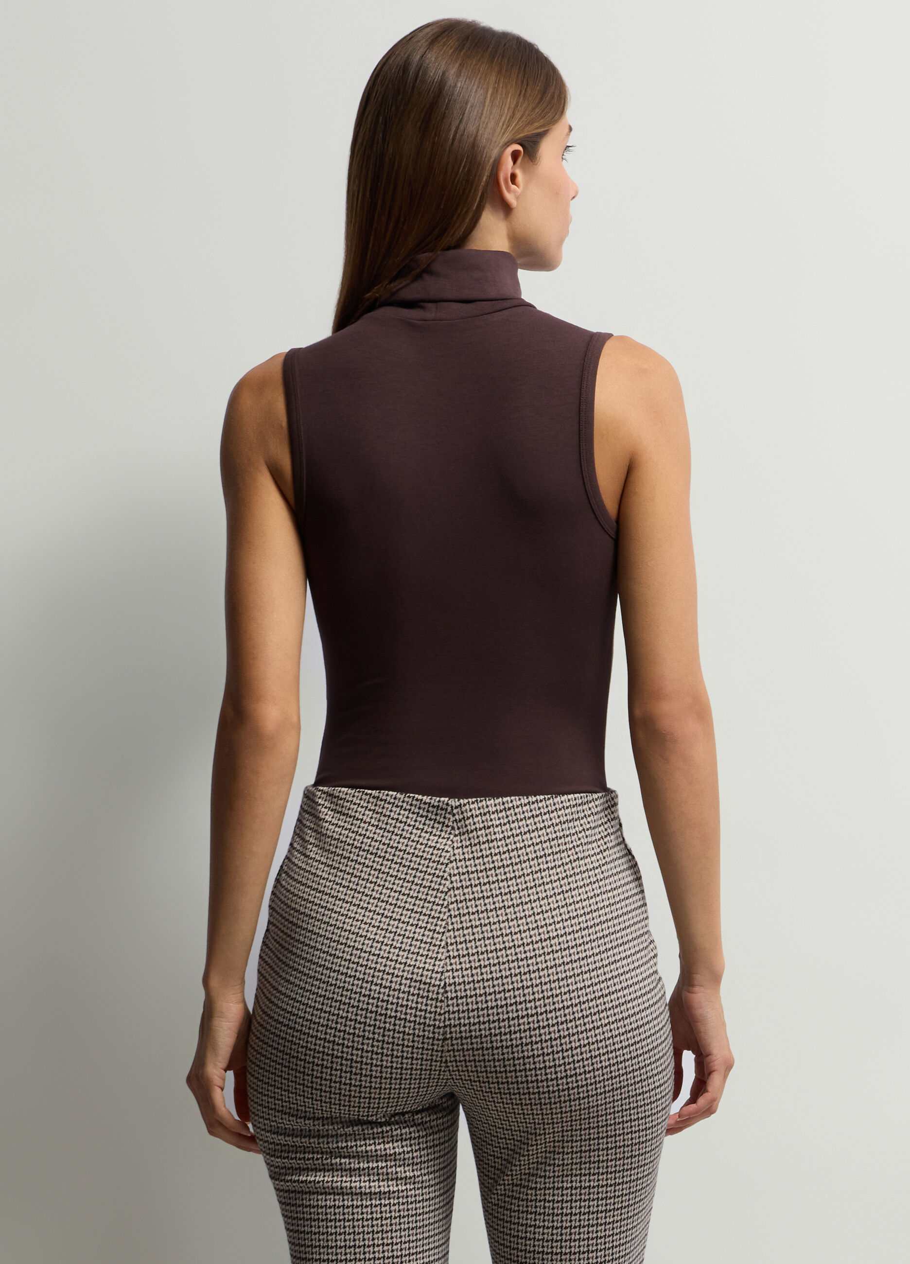 Body a collo alto Fitted donna_1