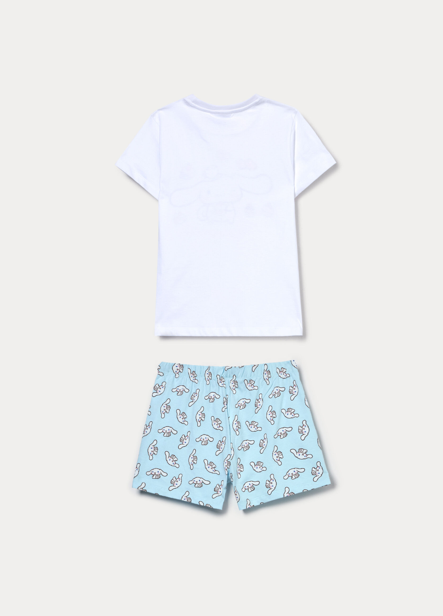 Set pigiama corto Cinnamoroll in jersey di puro cotone ragazza_1