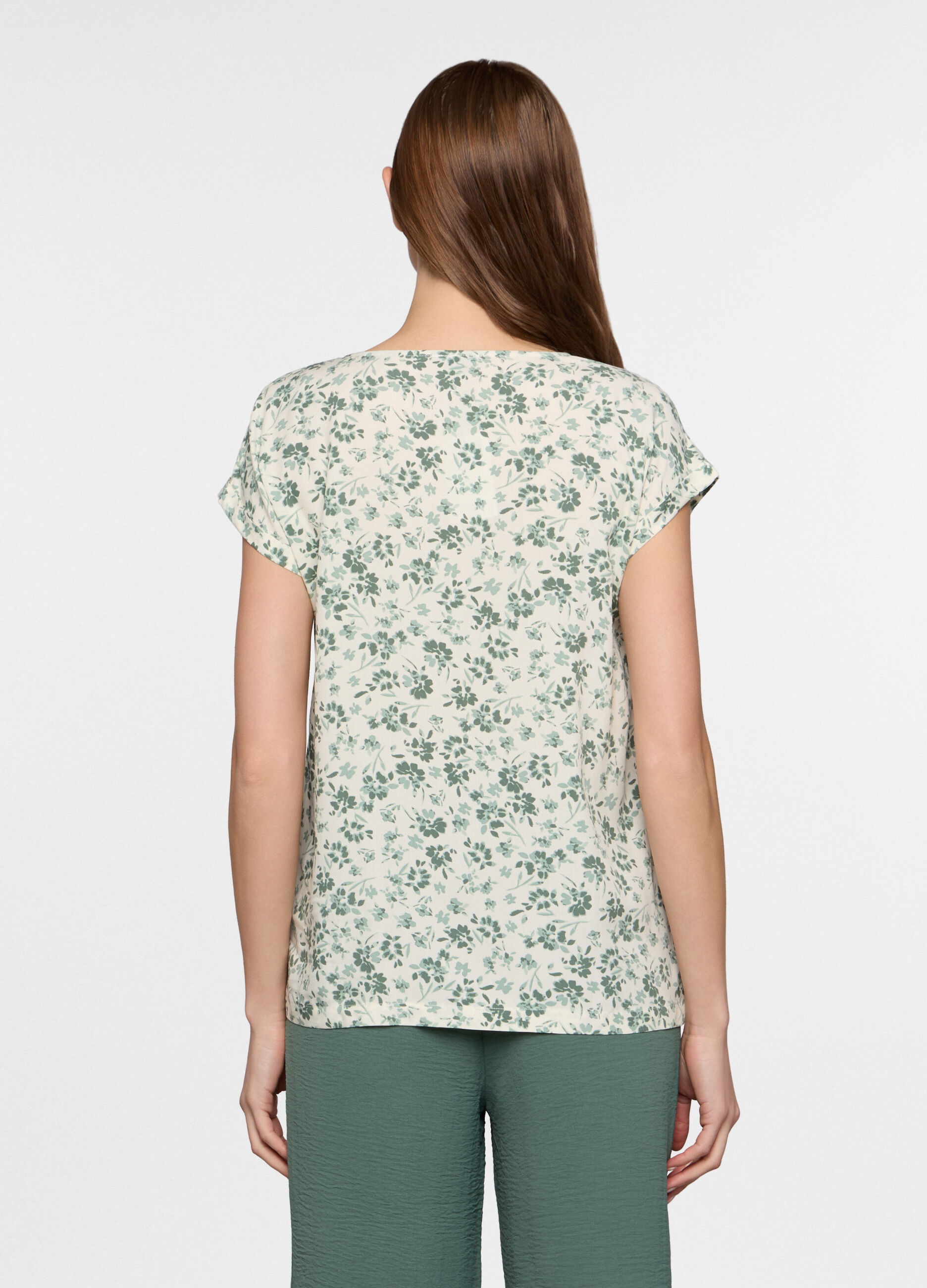 T-shirt girocollo donna _1