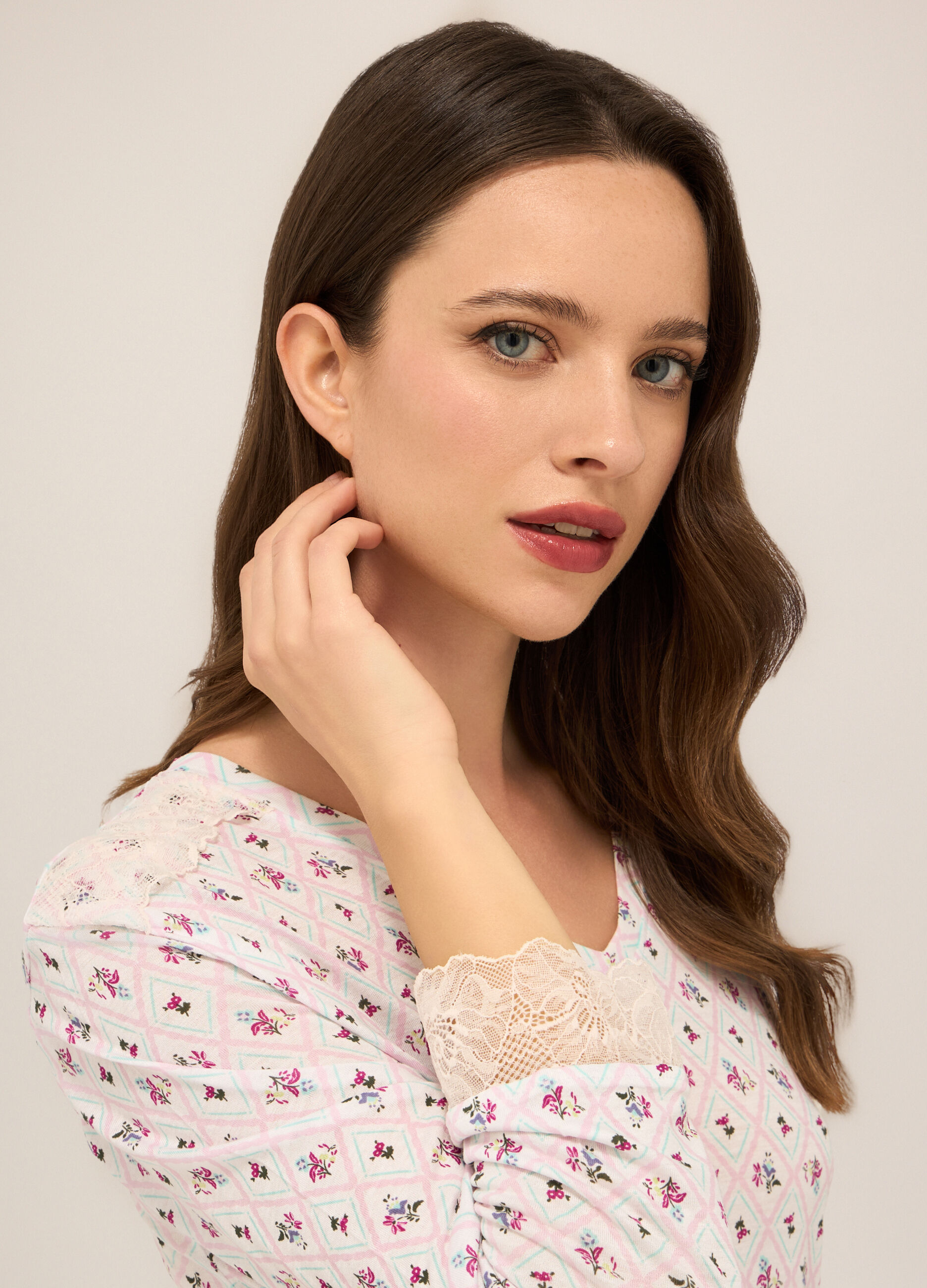 Camicia da notte in pura viscosa donna_2